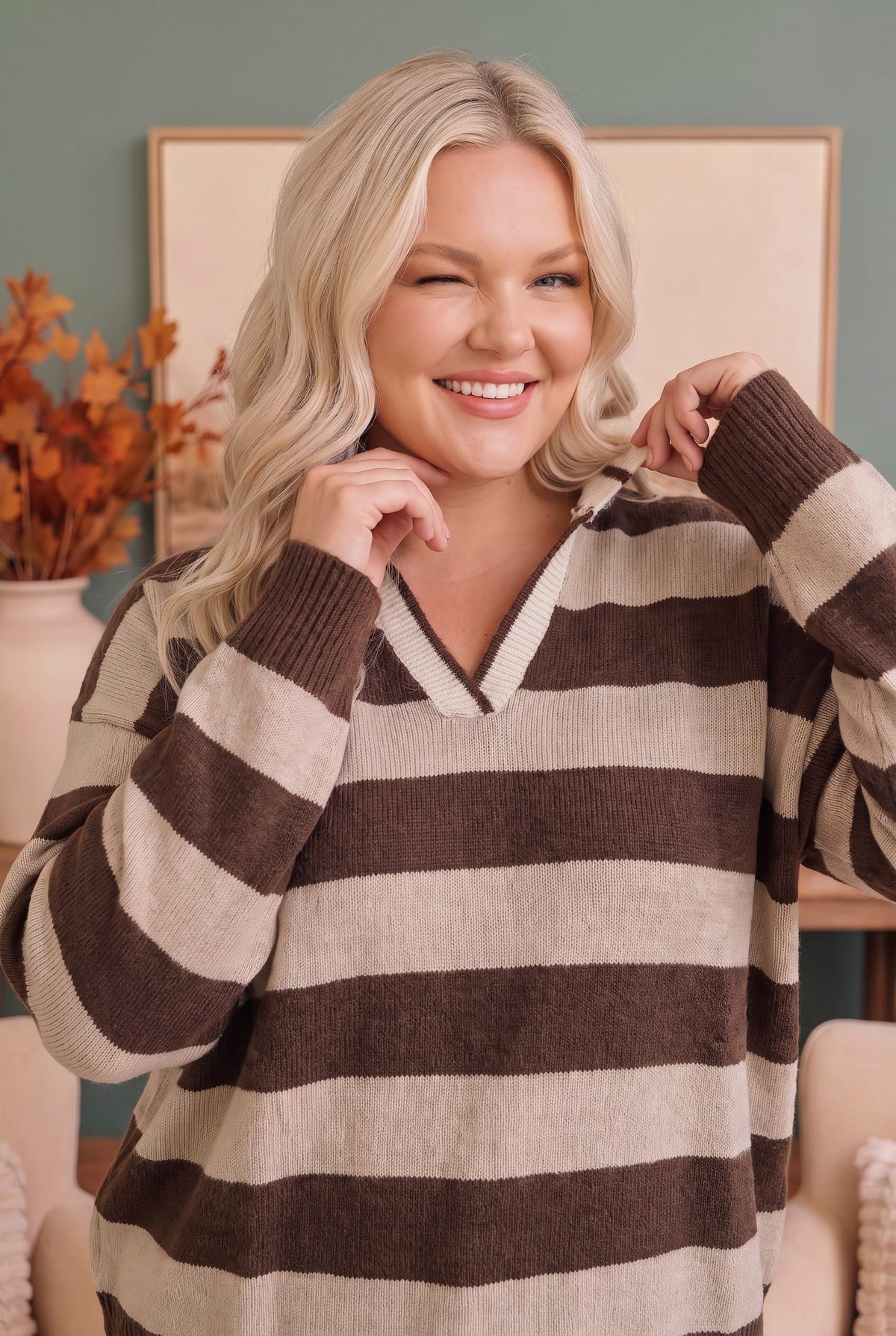 Haptics Preppy and Relaxed Knit Pullover