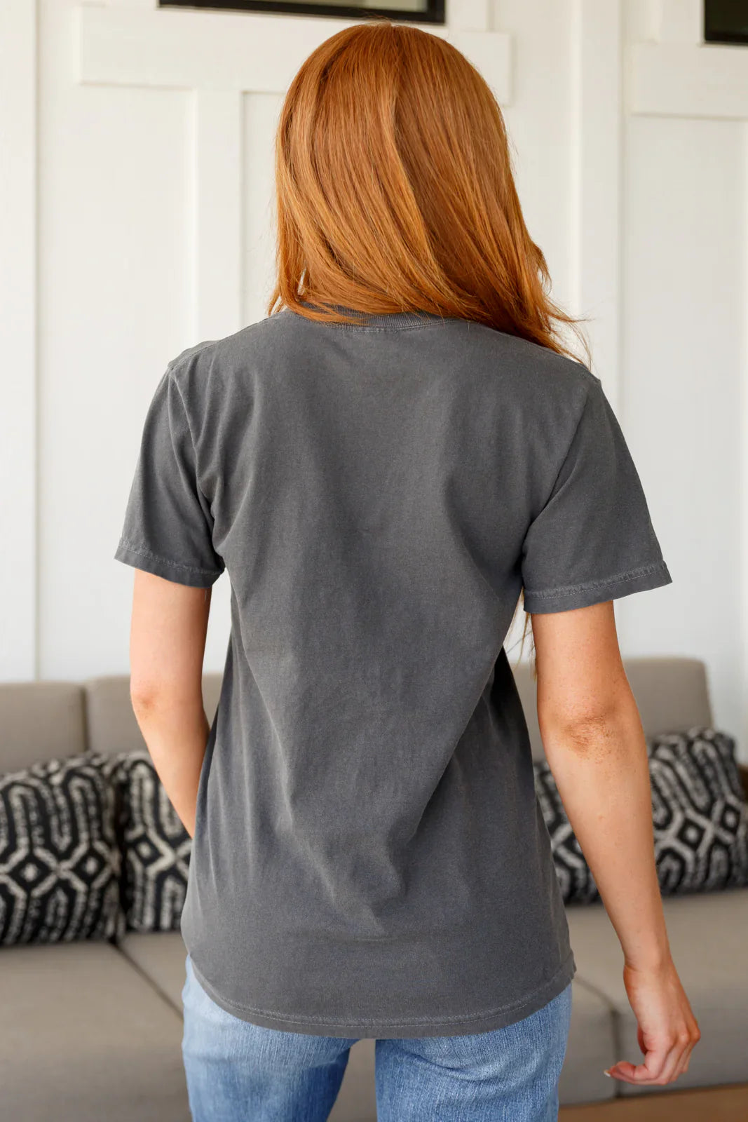 Happiness Comes in Waves Jersey Knit Tee Tops