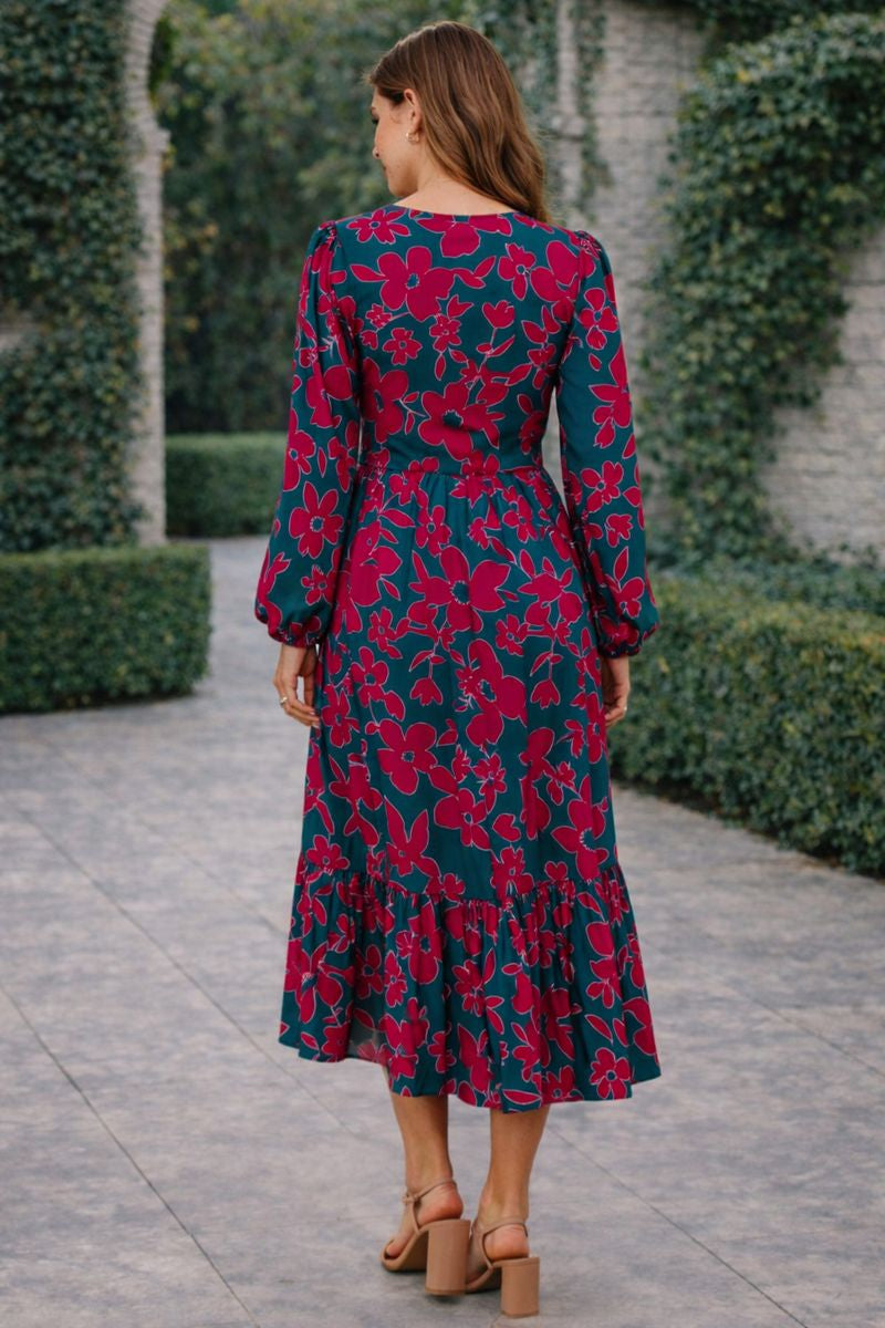 Haptics She's Just the Girl for Me V-Neck Dress Womens