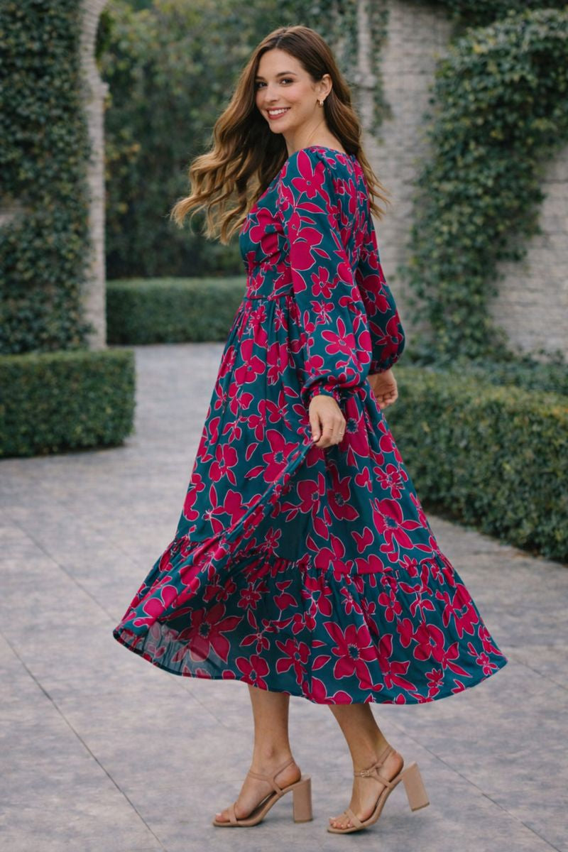 Haptics She's Just the Girl for Me V-Neck Dress Womens