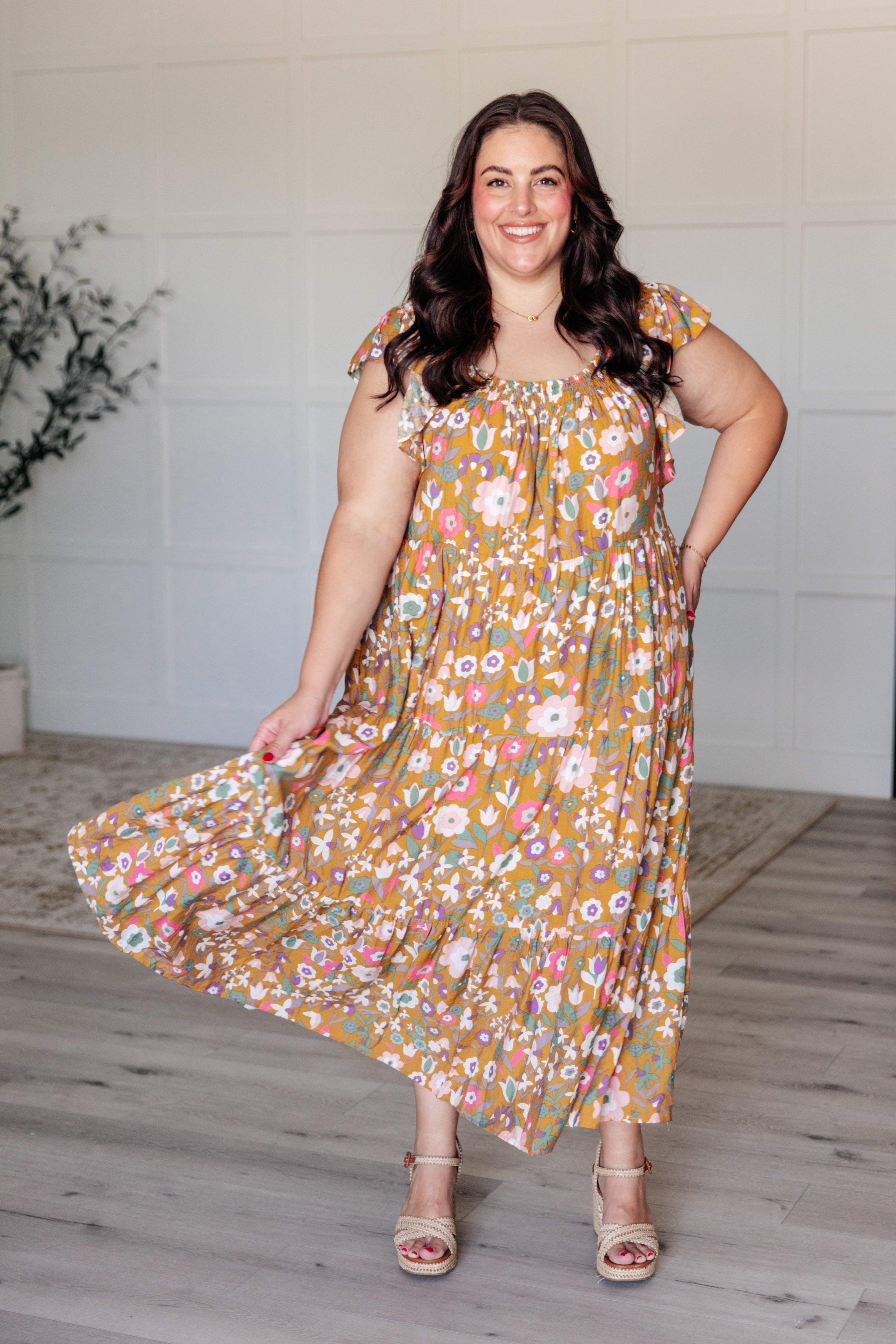 Jodifl I Done It Good Flutter Sleeve Dress Dresses