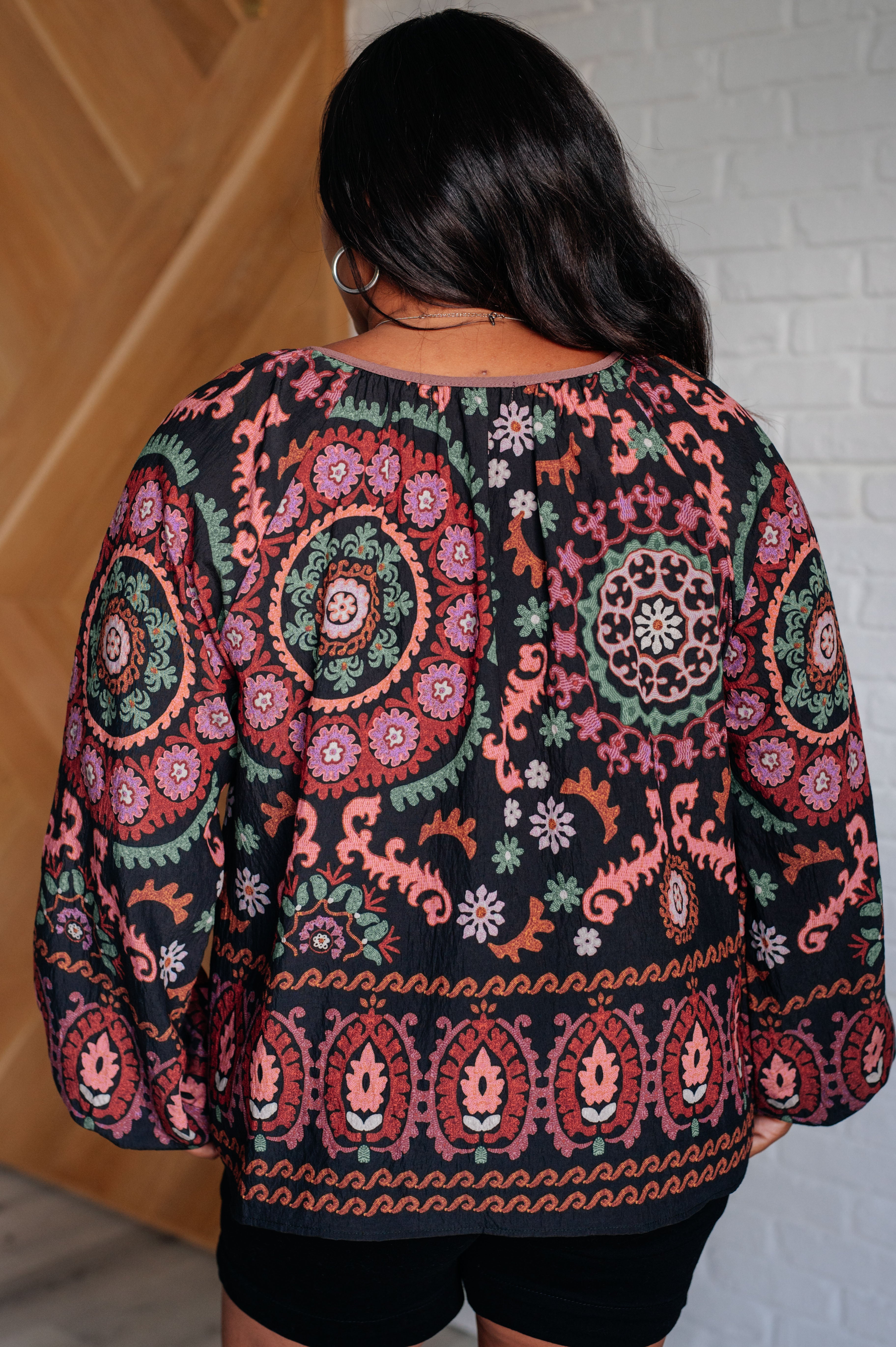 Haptics I Feel That Peasant Blouse Blouses