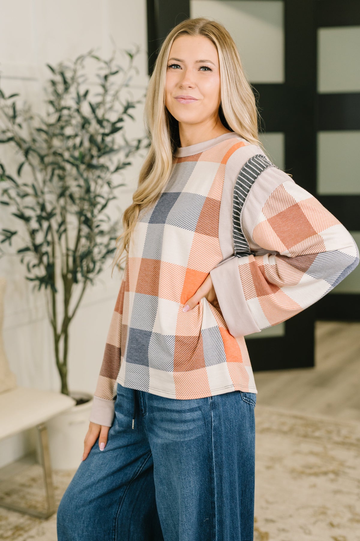 Haptics I Know It's Mine Relaxed Casual Top Womens