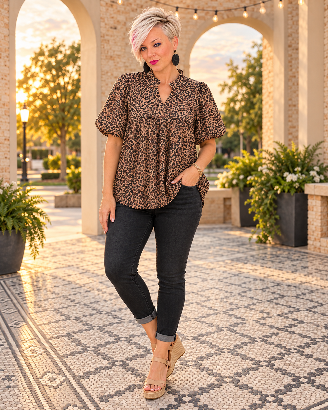 Haptics Fiercely Feminine Top Tops