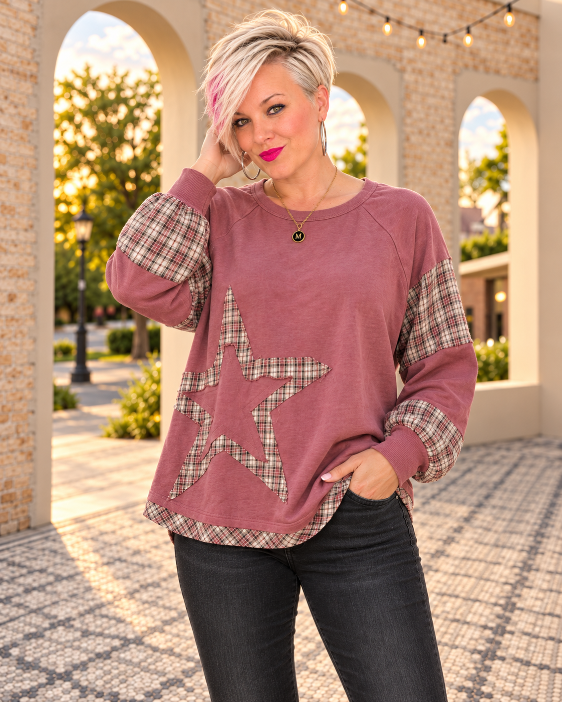 Starry Eyed Pullover Sweatshirt