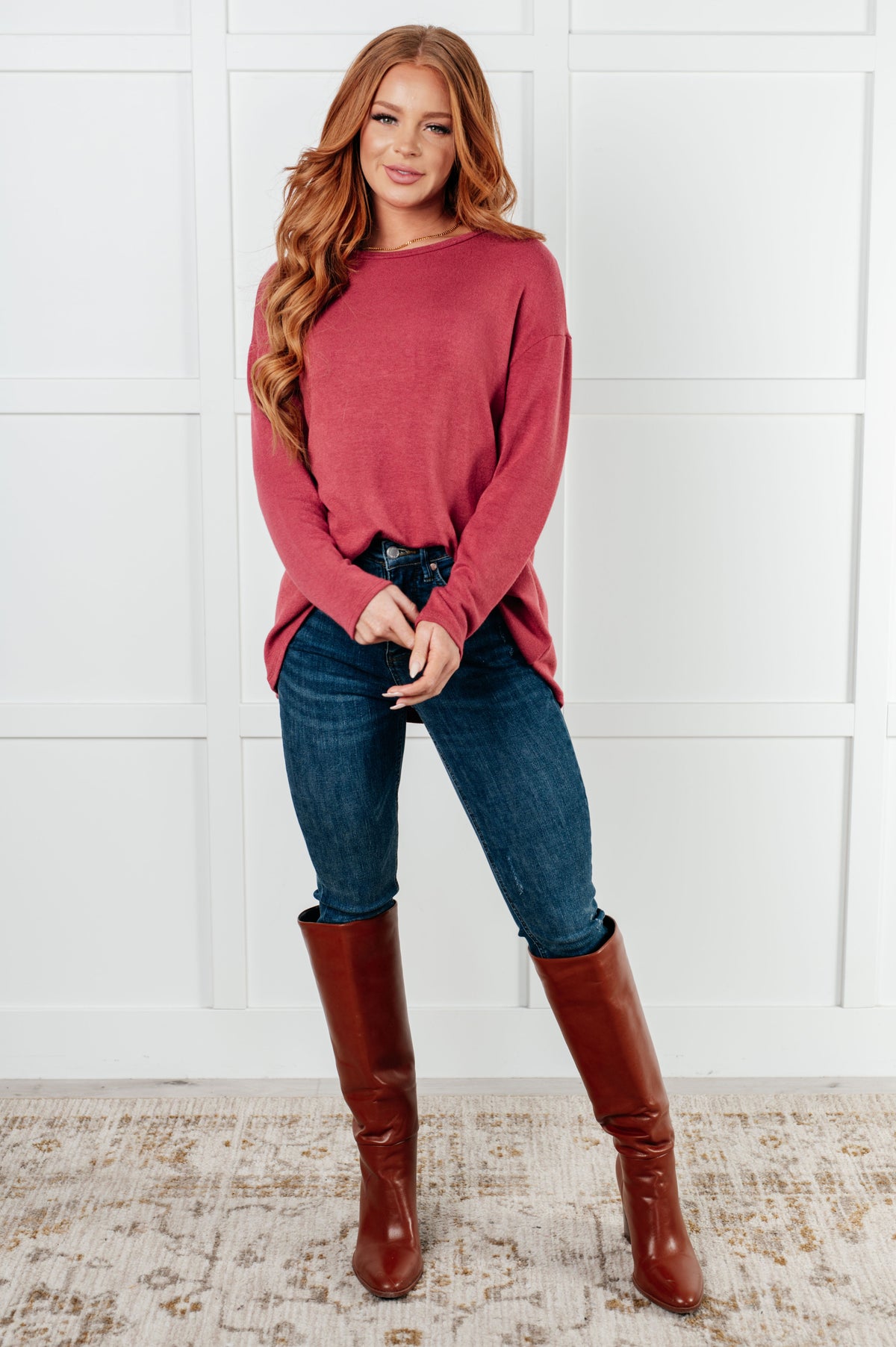 Sew In Love If I'm Picking Long Sleeve Top Tops