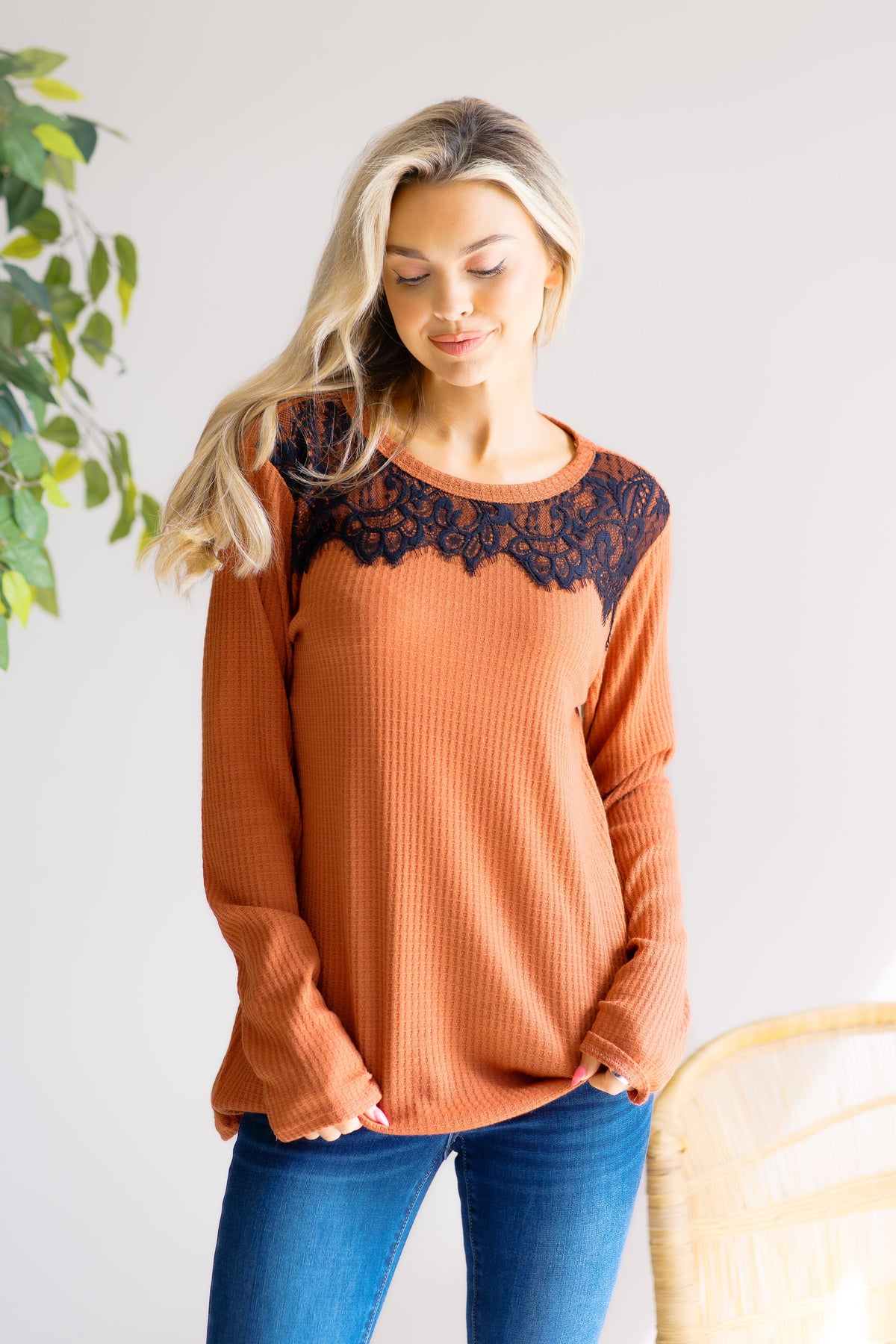 Heimish Falling Ember Knit Top