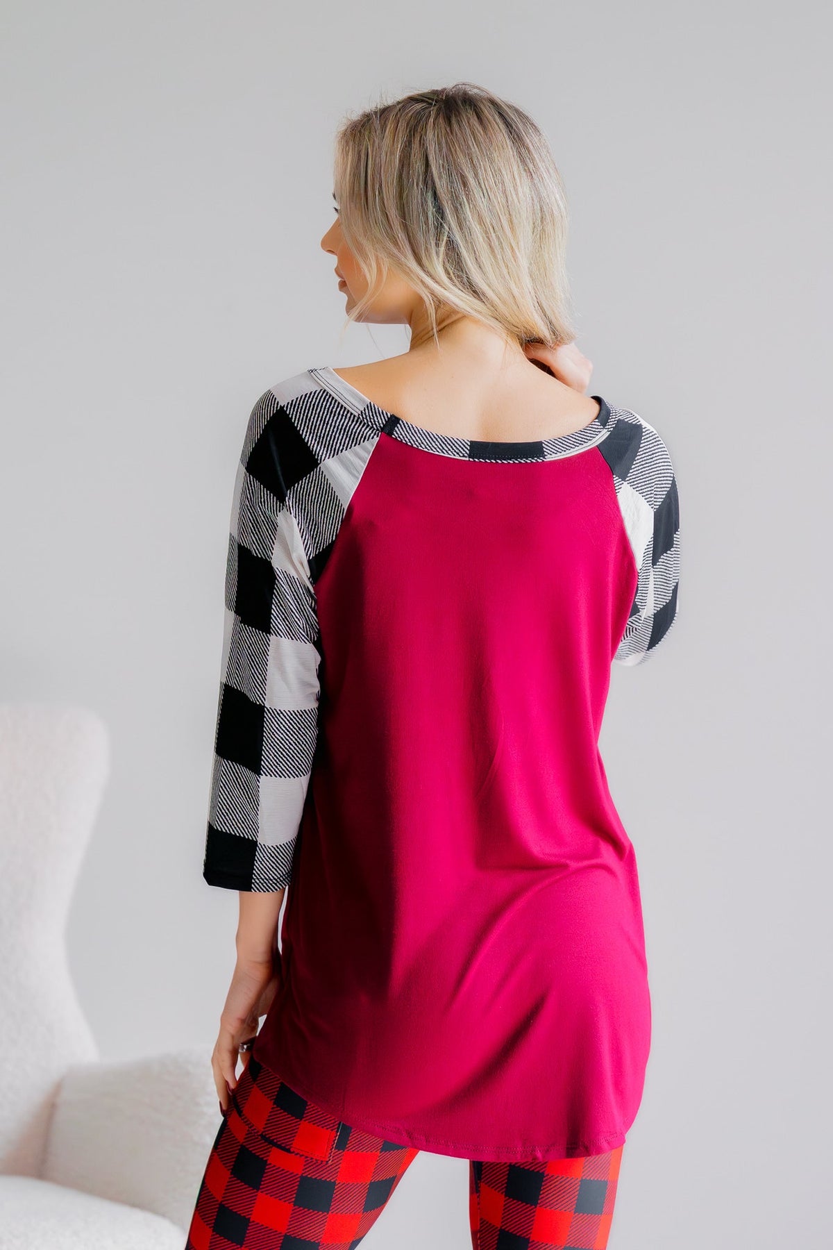 Heimish Cardinal Checks Raglan