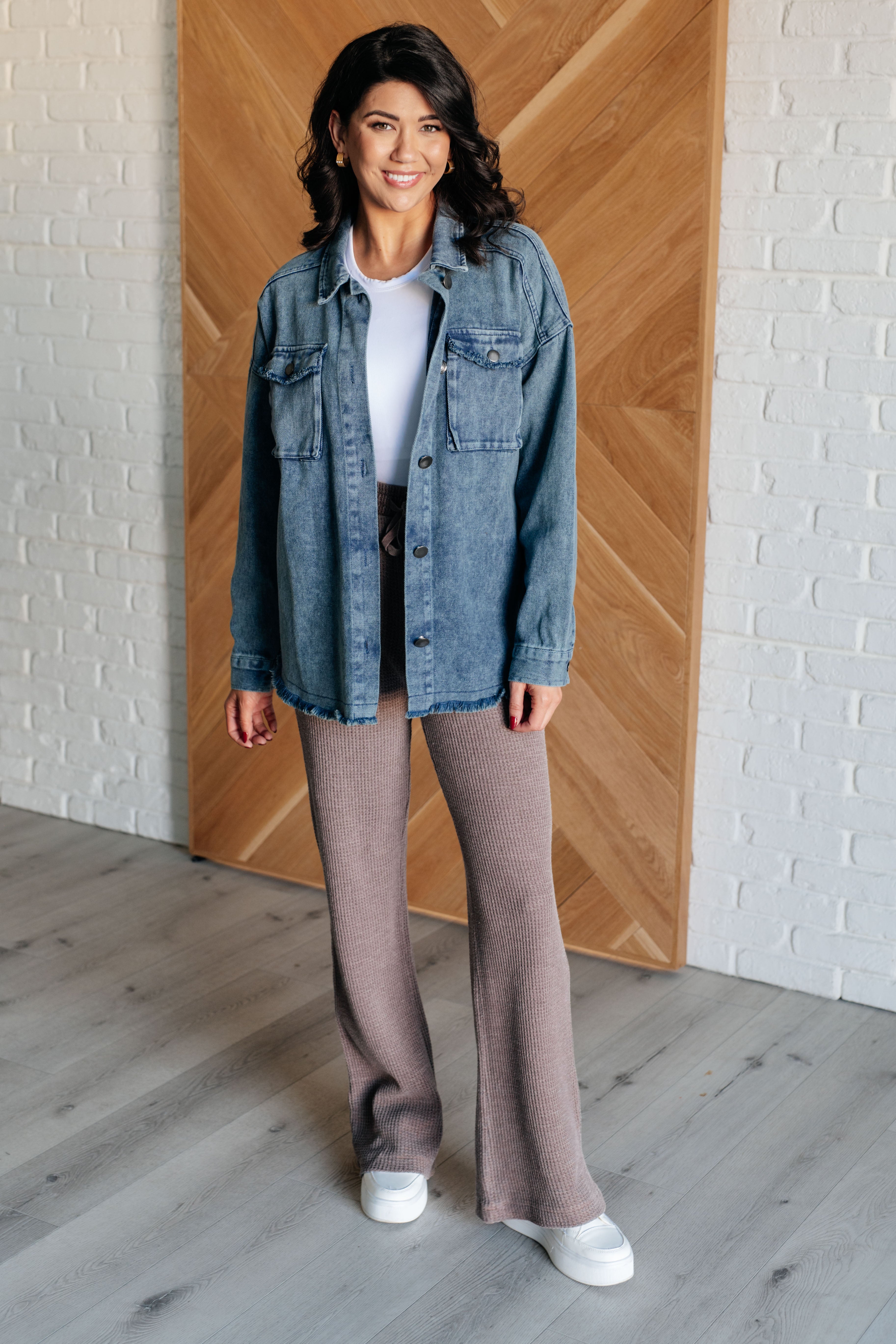 Heyson Just In Case Mineral Wash Shacket Layers