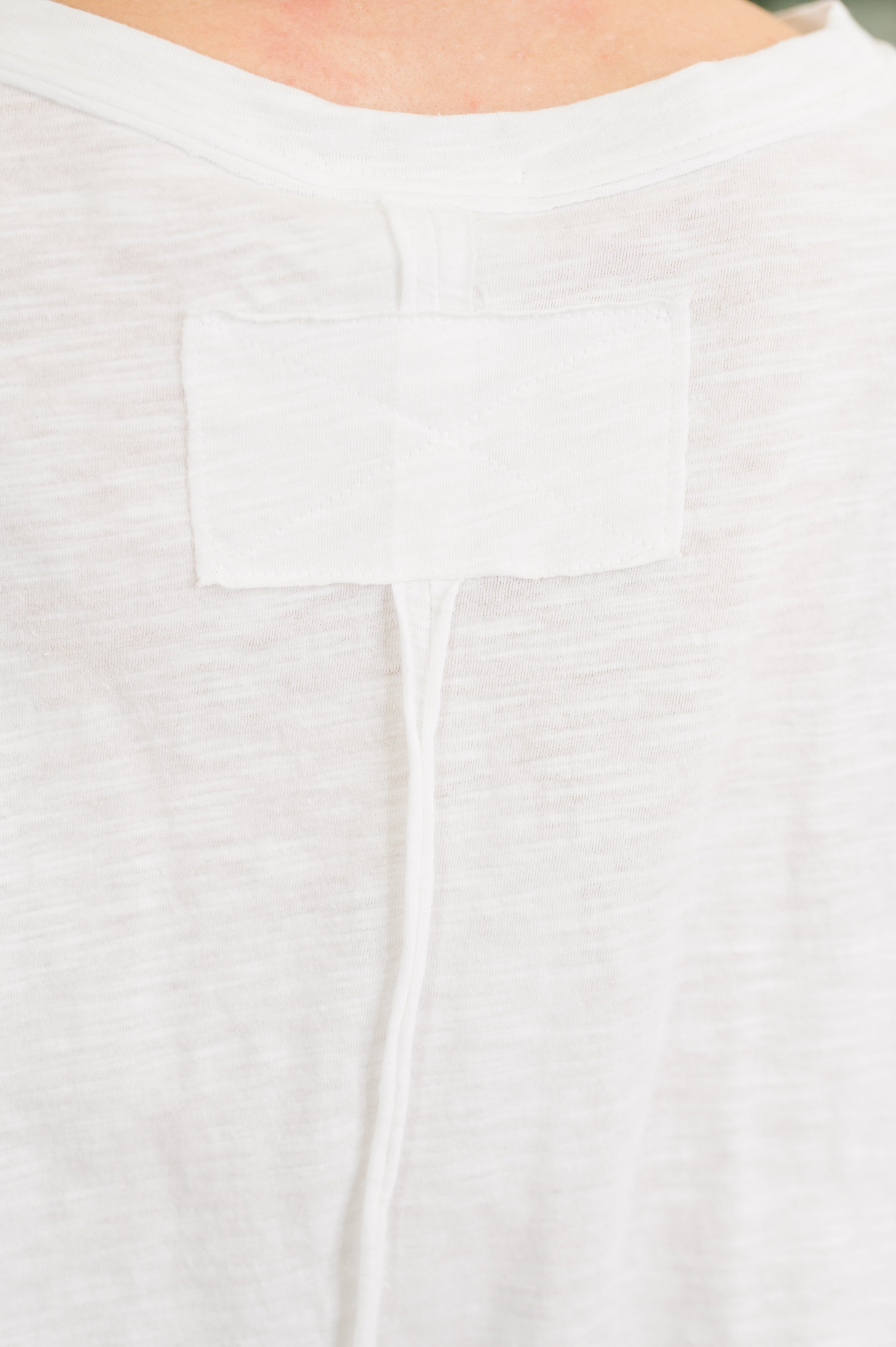 Dear Scarlett Just Like That Relaxed Heather Tee in Ivory Womens