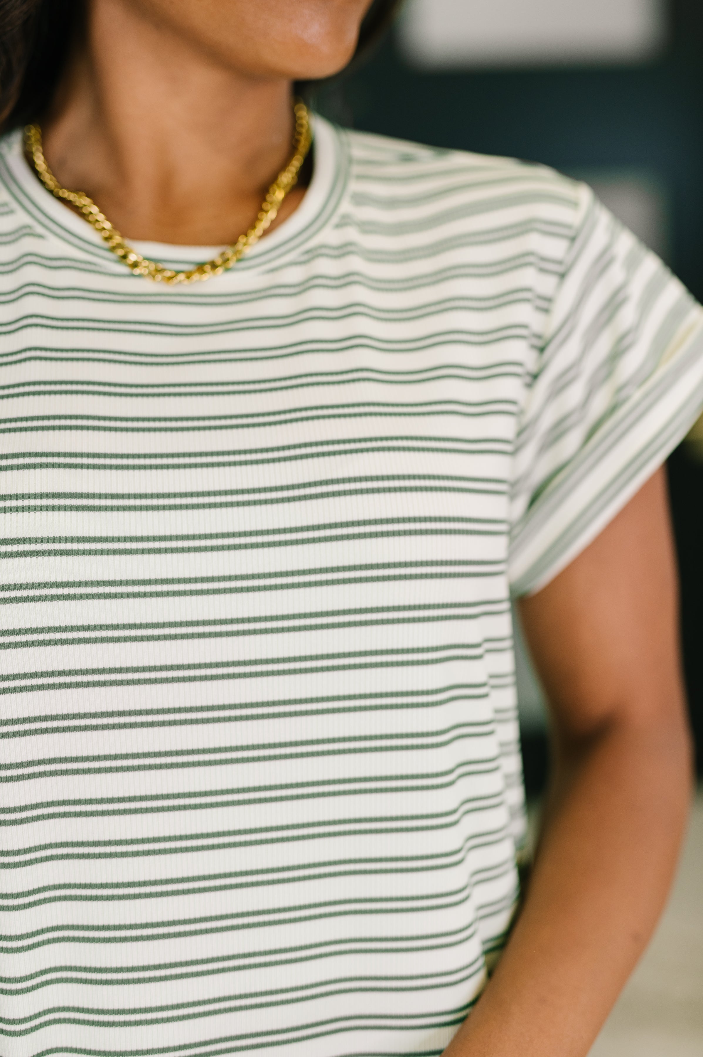 Polagram Keep Me Comfy Casual Maxi Dress in Green Womens