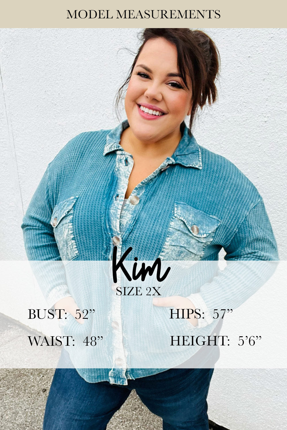 Haptics Happy Thoughts Sky Blue Striped Frill Button Down Top Final Sale