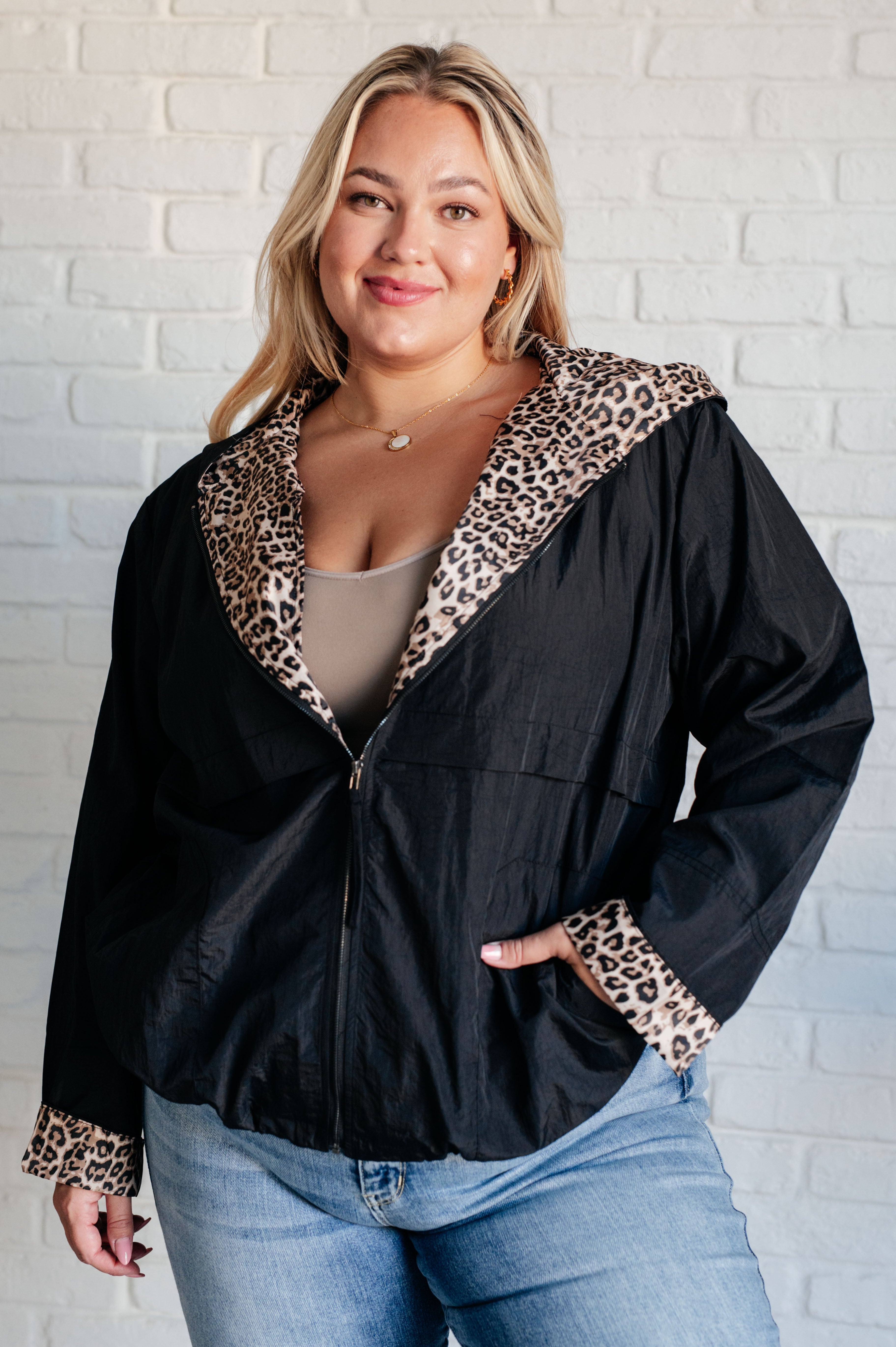 Jodifl Let's Get Wild Hooded Windbreaker Coats & Jackets
