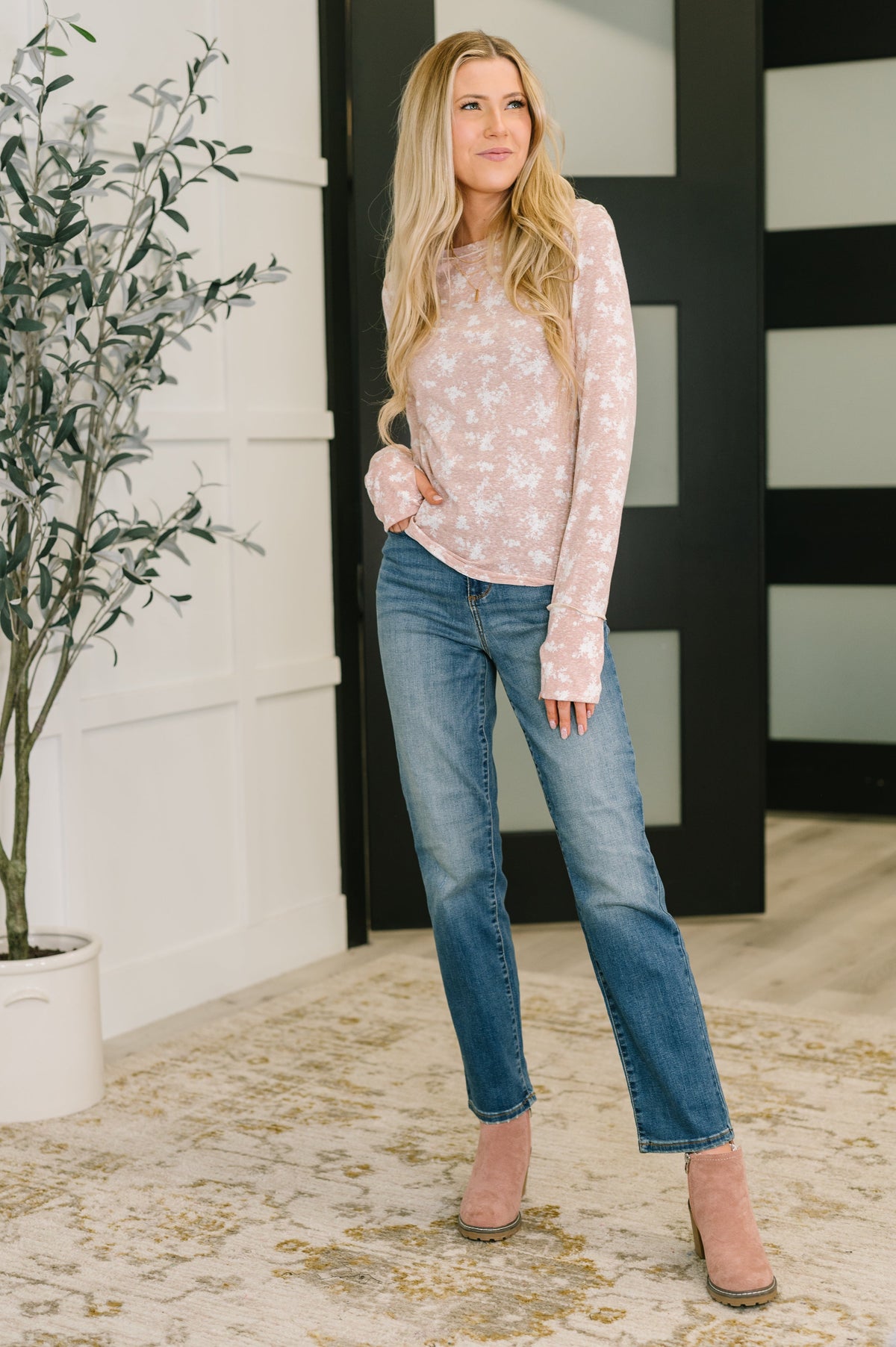 Literally Obsessed with Me Long Sleeve Top Womens