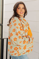 Haptics Love It Don't Leave It Floral Fleece Jacket Layers