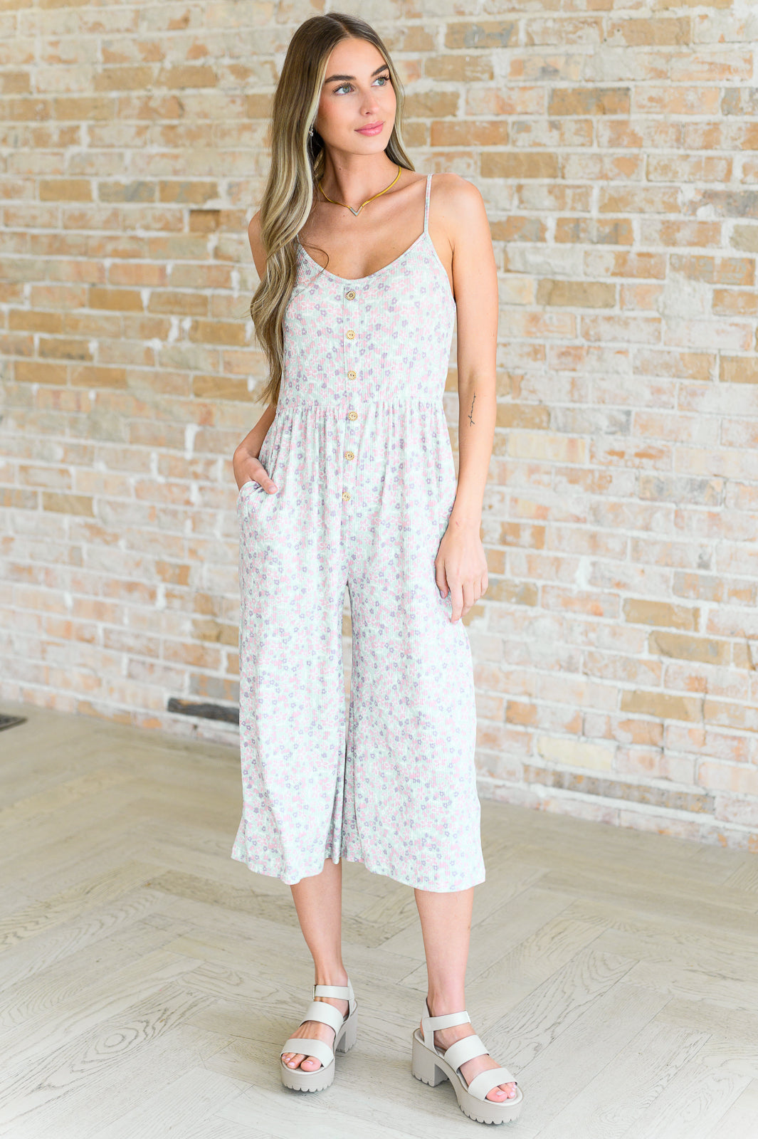 Lovely Melody Lucky In Love Floral Jumpsuit Jumpsuits & Rompers