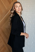 Dear Scarlett Magic 3/4 Blazer in Black Shirts & Tops