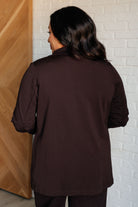 Dear Scarlett Magic 3/4 Blazer in Chocolate Coats & Jackets