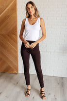 Dear Scarlett Magic Skinny 28" Pants in Chocolate Pants