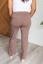 Dear Scarlett Magic Straight Pants in Dark Mocha Pants