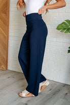 Dear Scarlett Magic Wide Leg Pants in Navy Pants