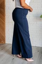 Dear Scarlett Magic Wide Leg Pants in Navy Pants