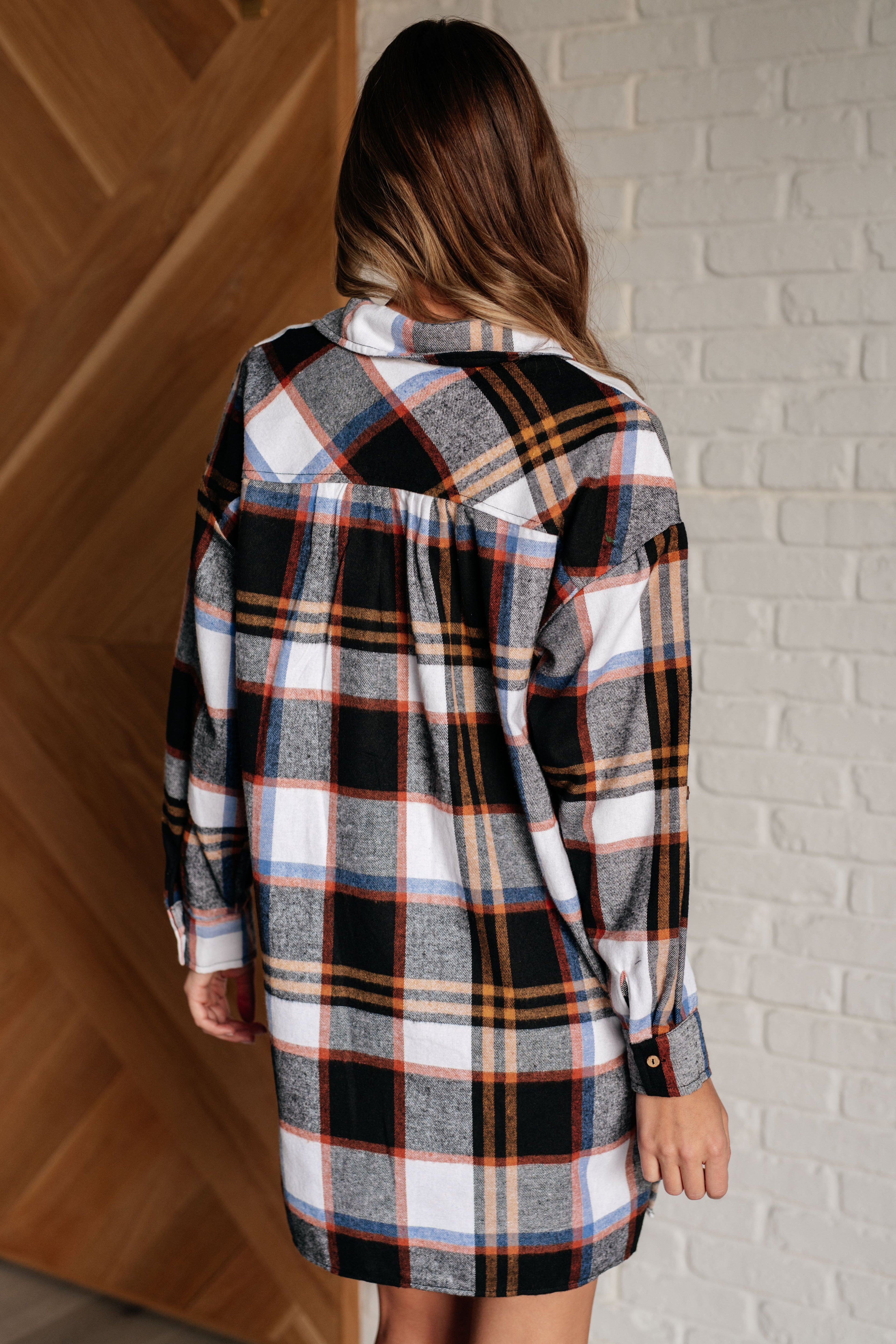 Jodifl Make it Right Plaid Shirt Dress Dresses