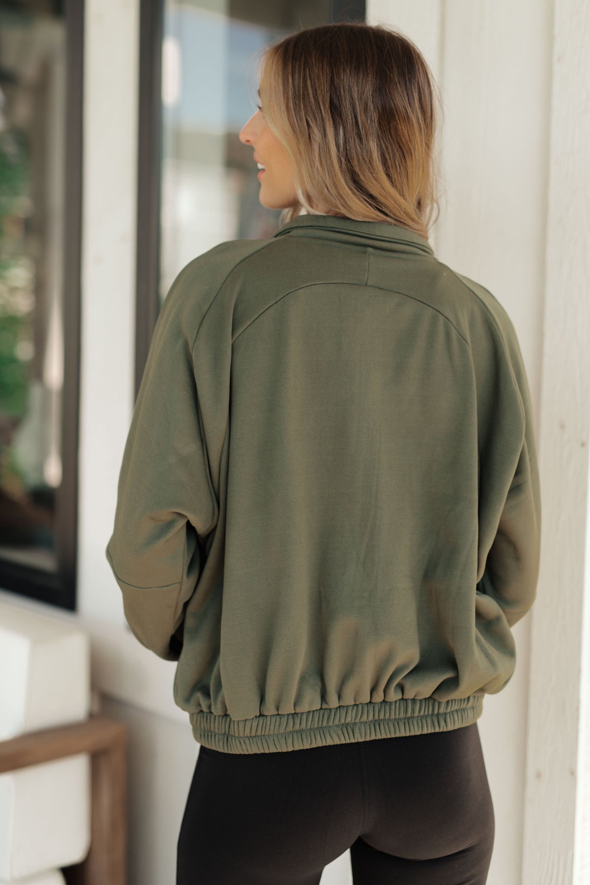 Miss You More Zip Up Sweatshirt Tops