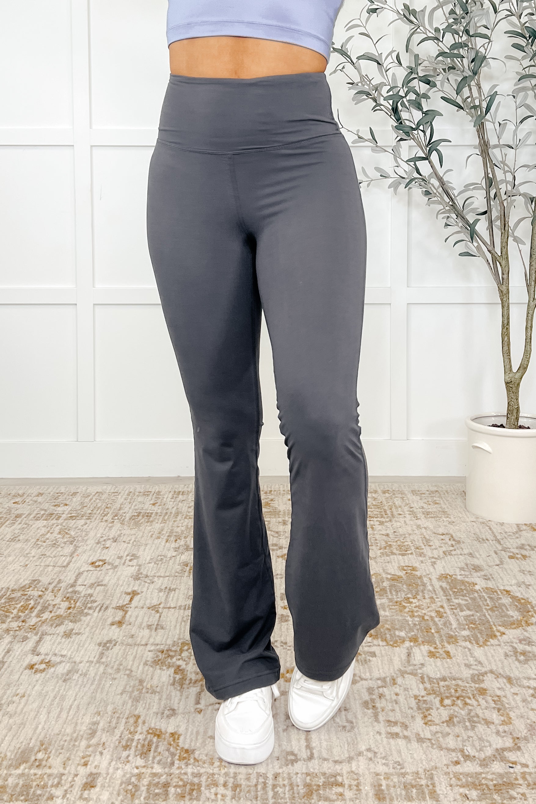 Rae Mode Motion Mastery Flared Yoga Pants in Titanium Womens