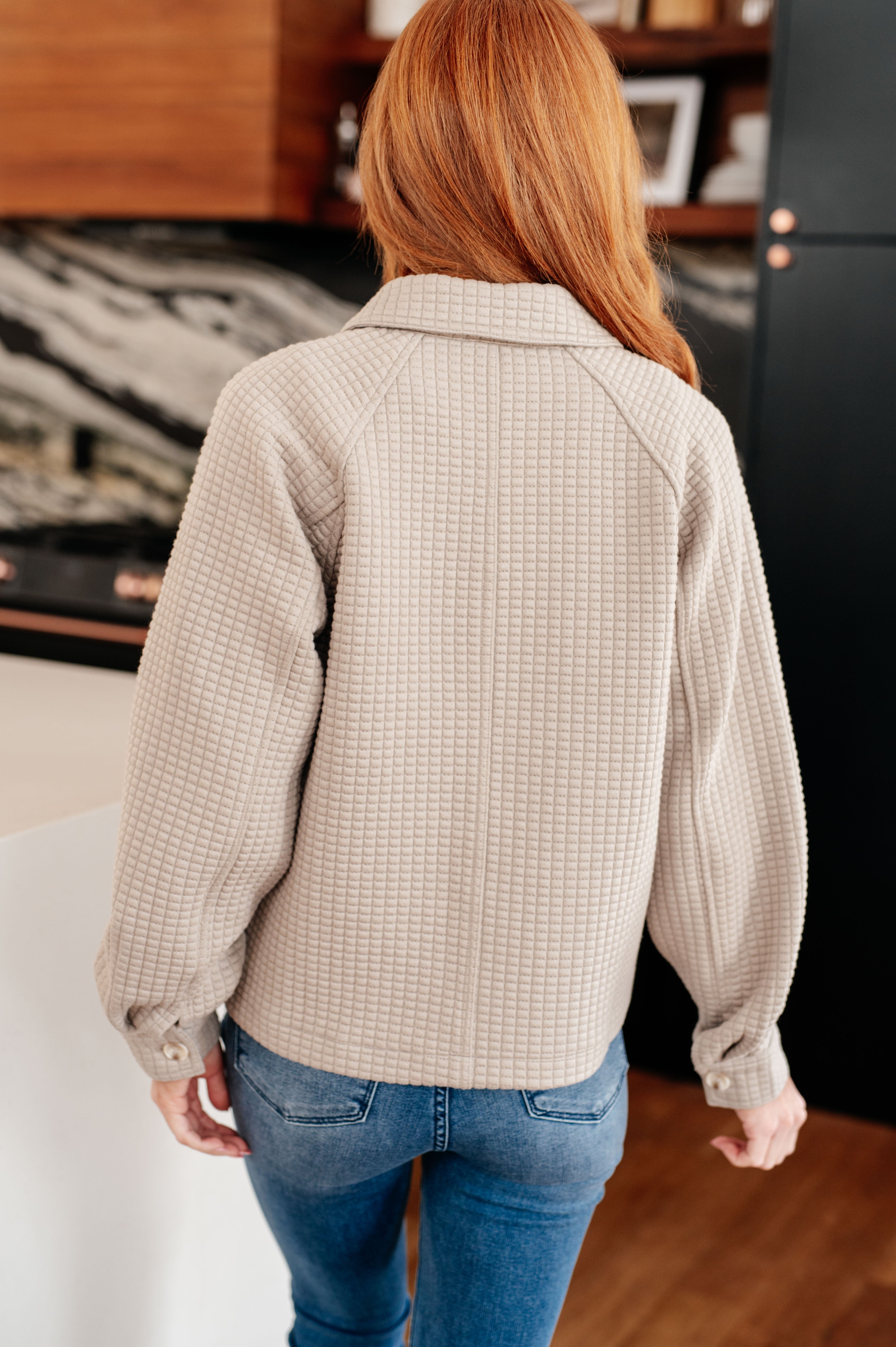 Mittoshop My Best Offer Quilted Texture Shacket Layers