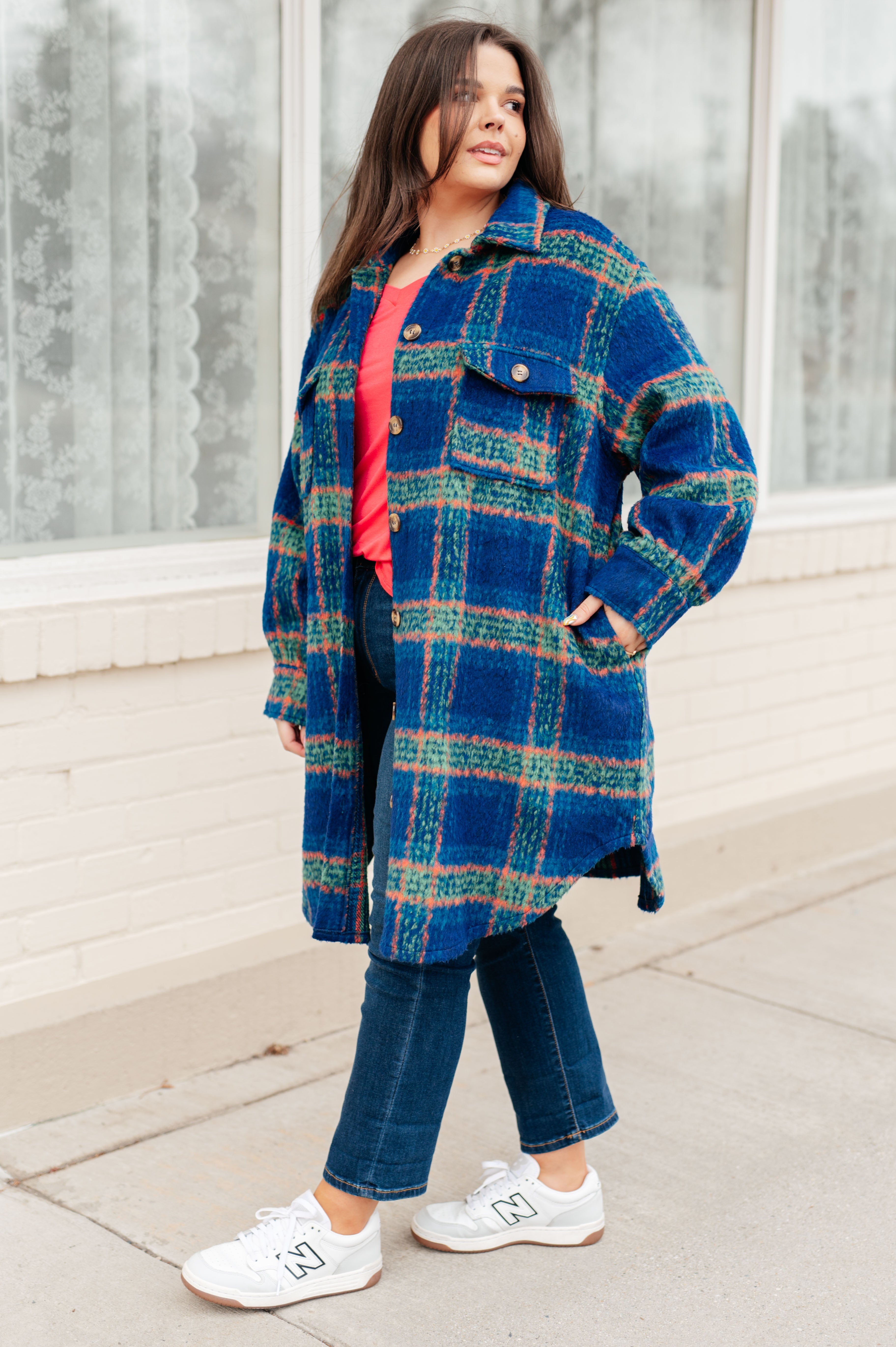 No Tears Plaid Coat Layers