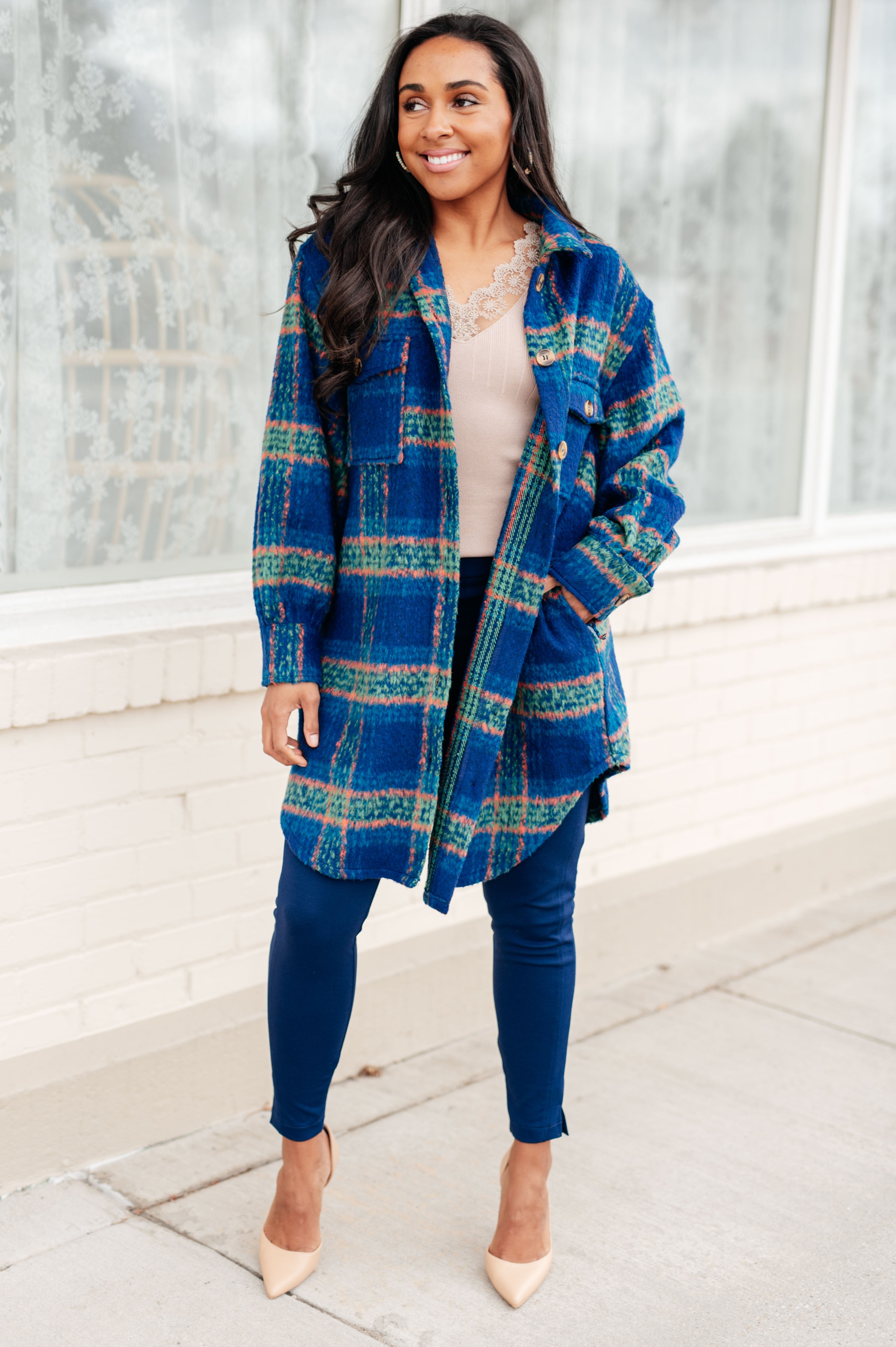 No Tears Plaid Coat Layers