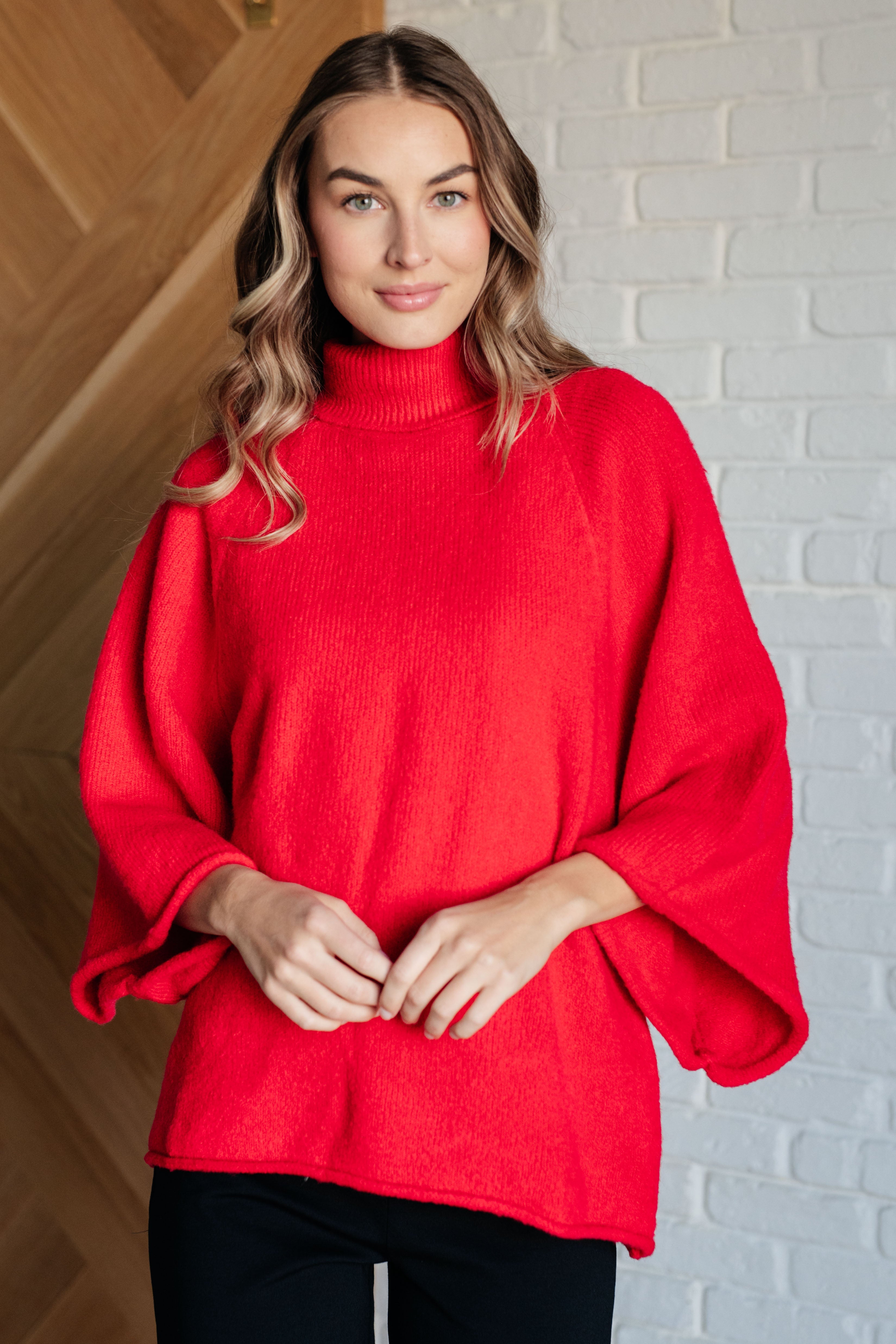 Jodifl Not Too Desperate Turtleneck Sweater Tops
