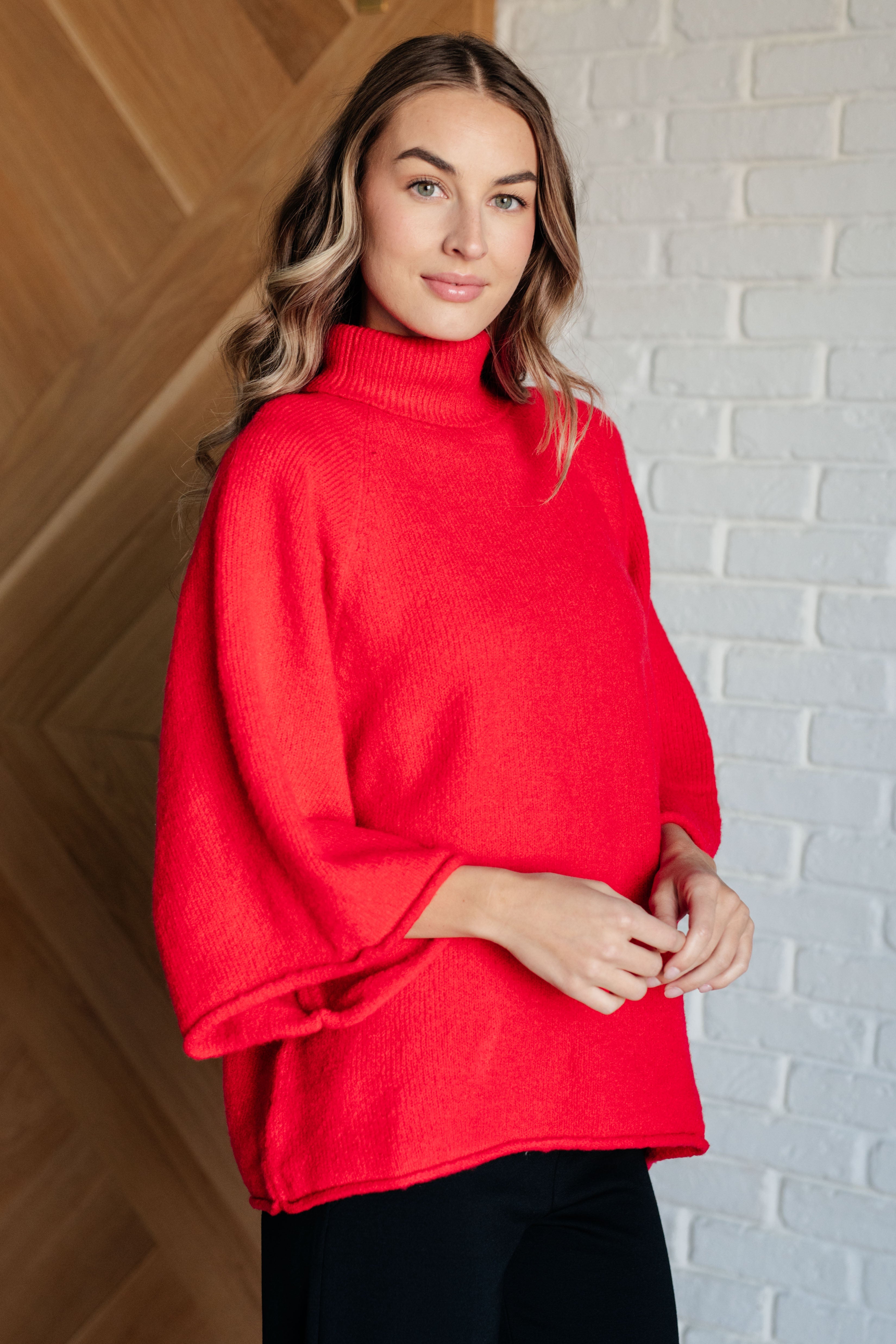 Jodifl Not Too Desperate Turtleneck Sweater 2XL Tops