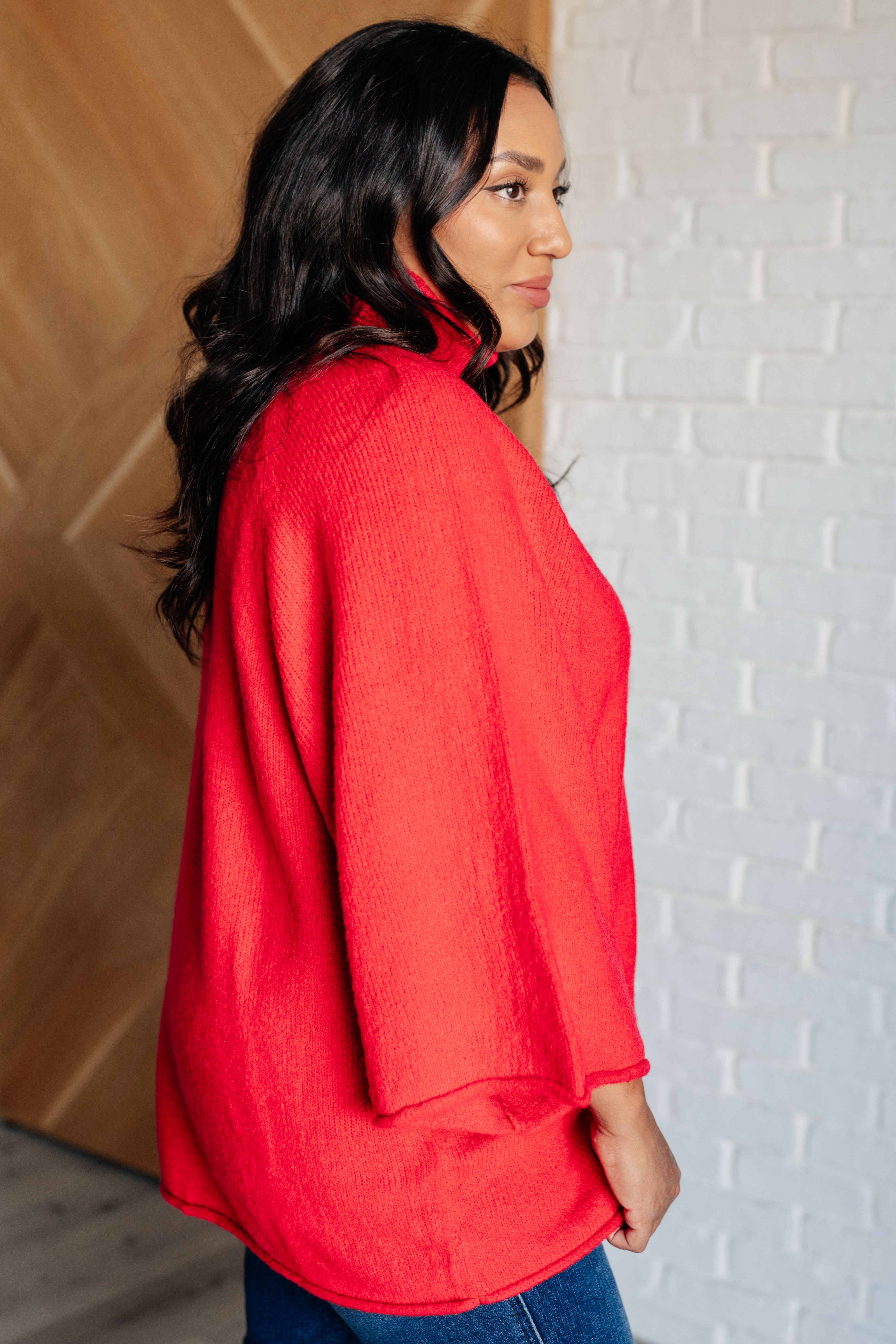 Jodifl Not Too Desperate Turtleneck Sweater Tops