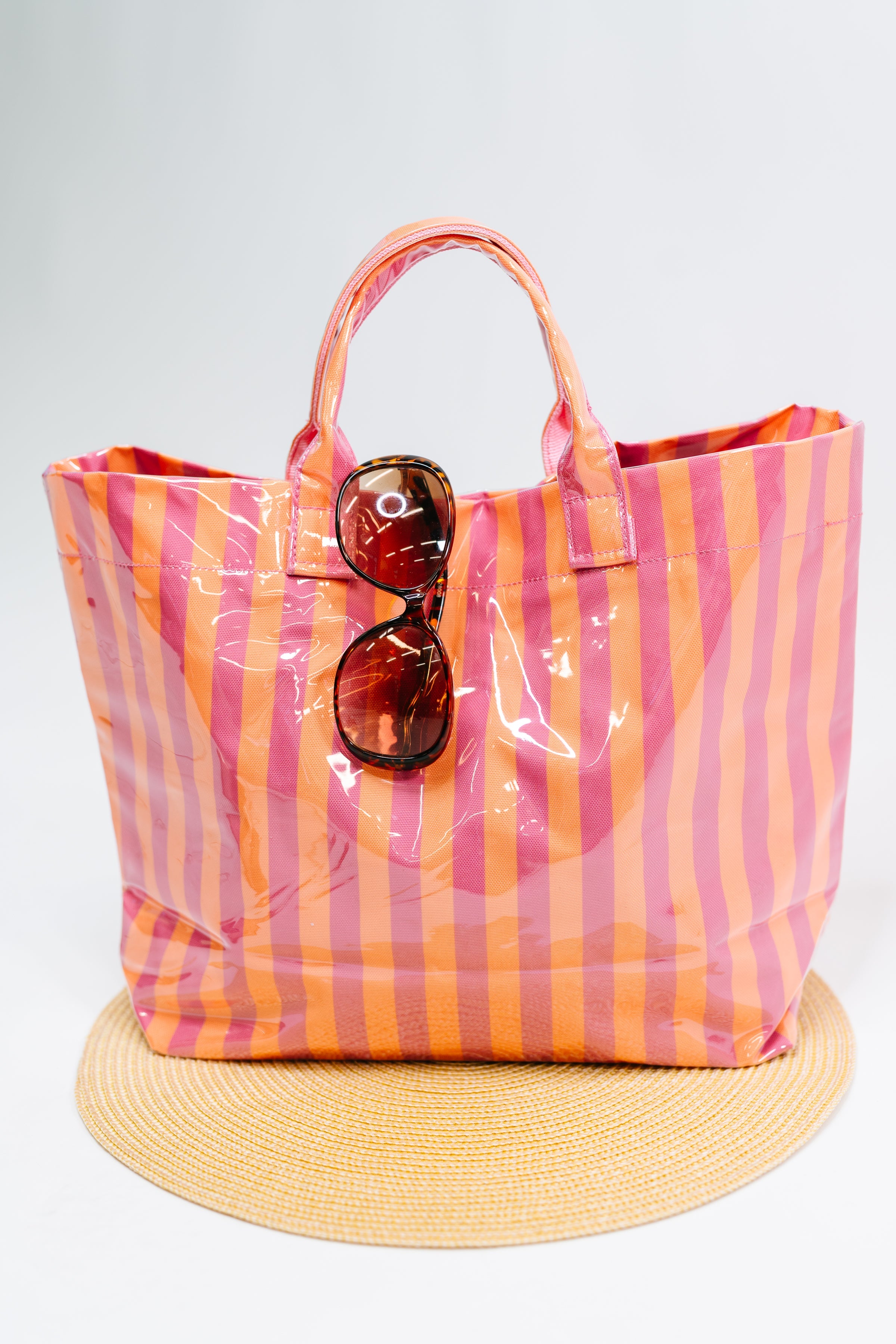 Not Your Typical Tote in Pink and Orange Womens