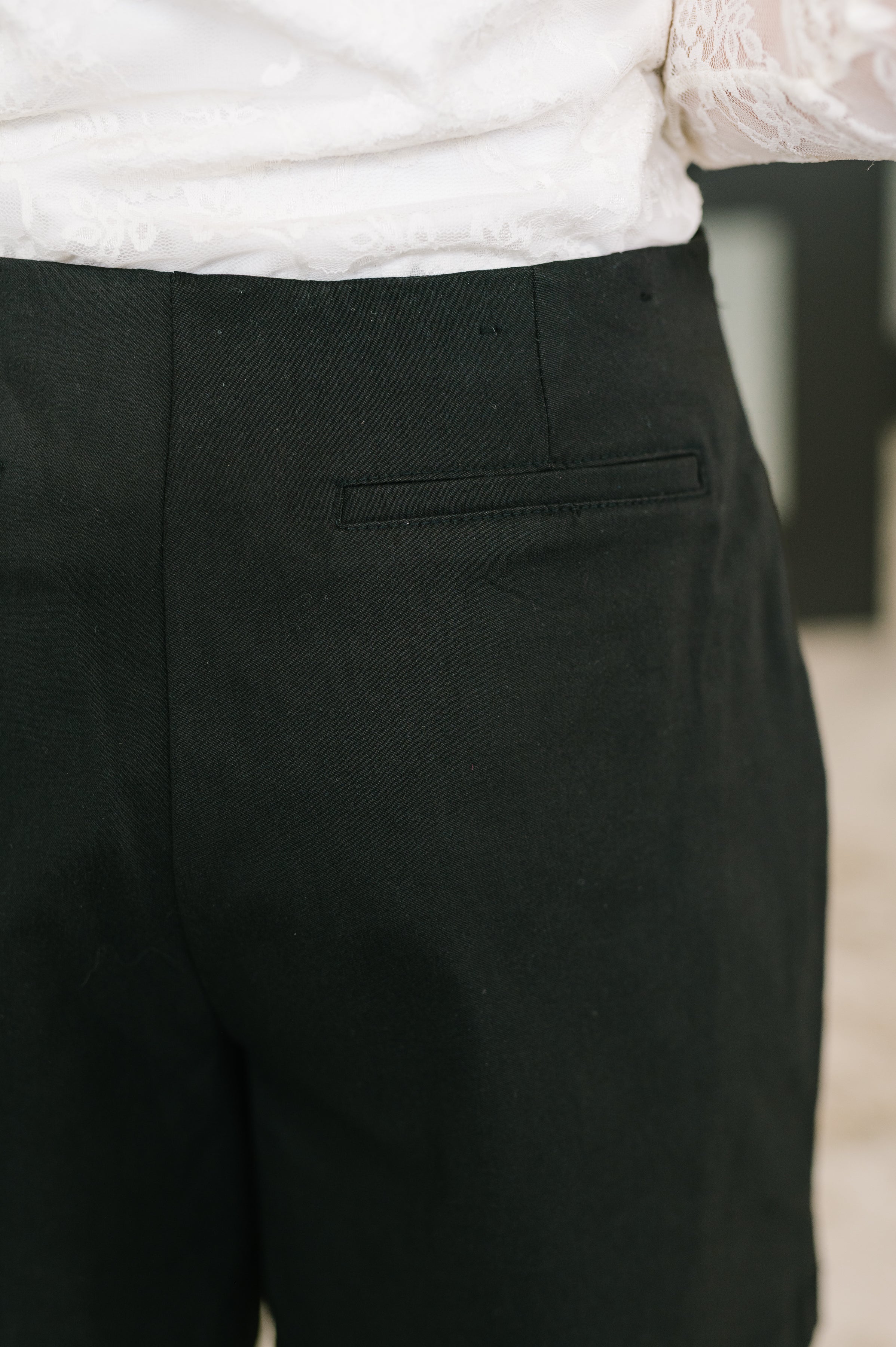 Dear Scarlett Only Pair Faux Wrap Skort in Black Womens