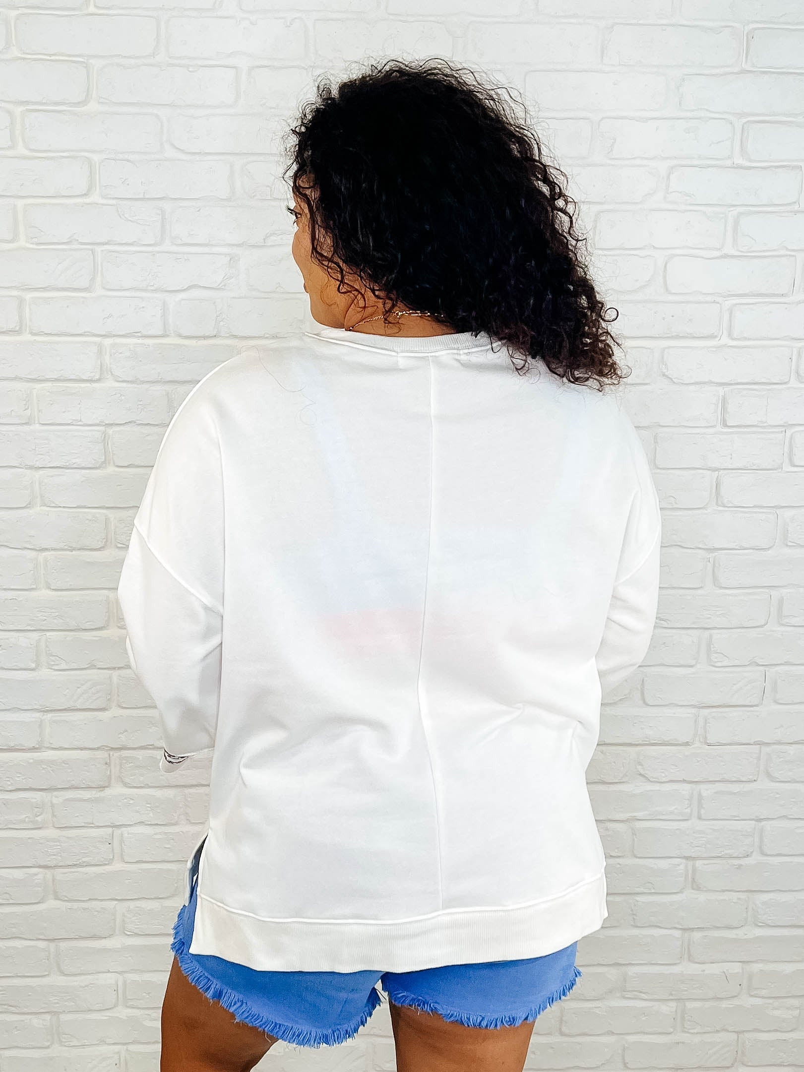 One Eleven North Peace, Love, and Flowers Peace Sign Top Womens