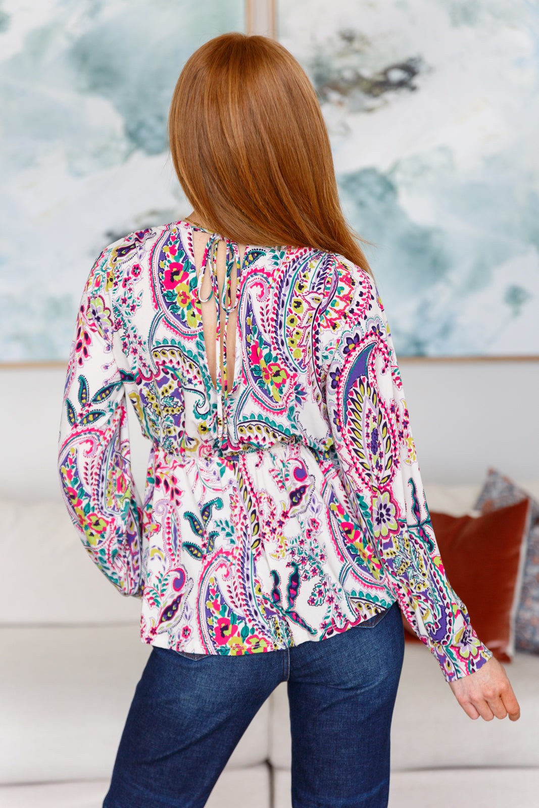 White Birch Pick a Color Peplum Blouse Tops