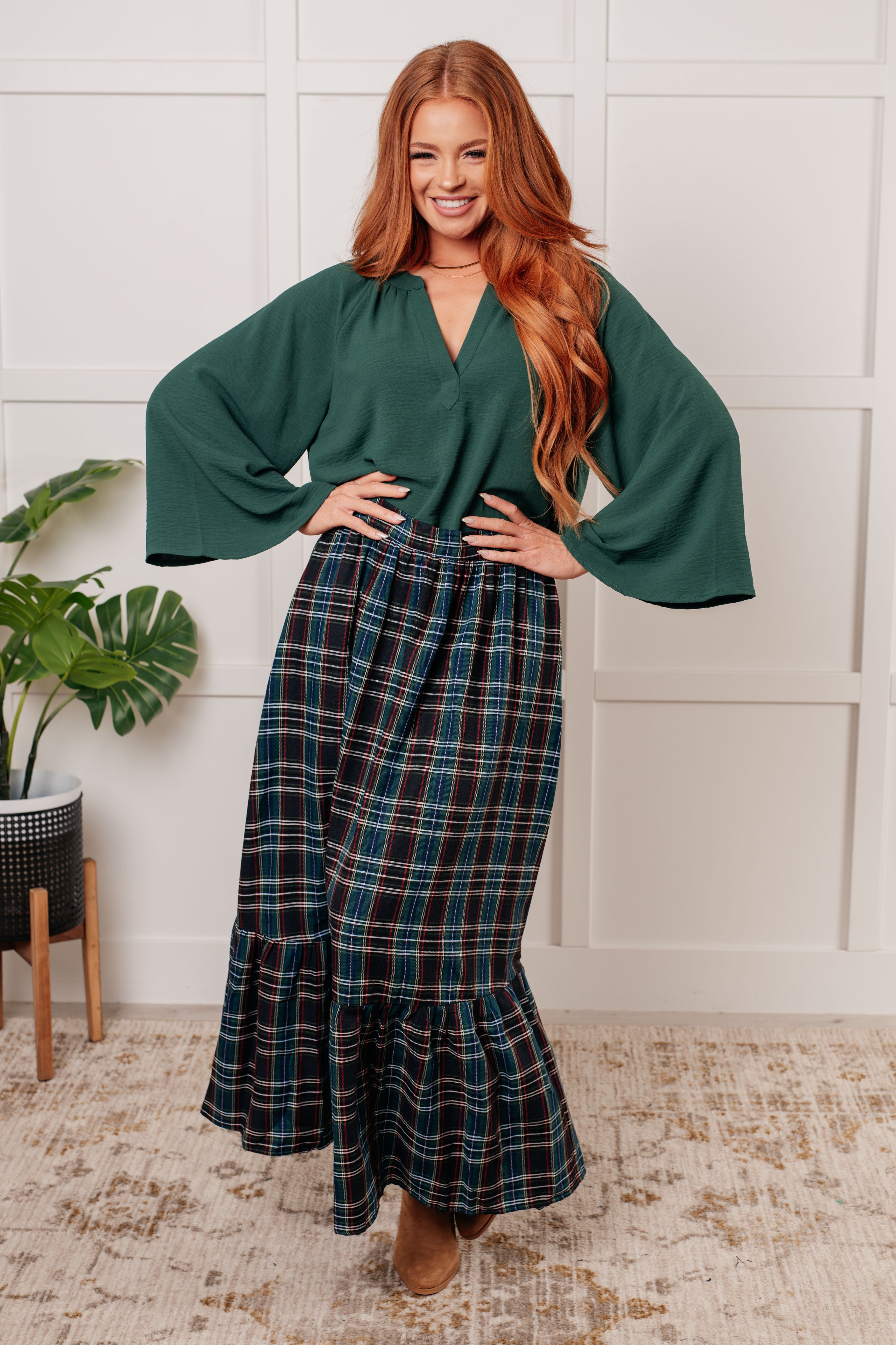 Jodifl Climb On V-Neck Blouse Blouses