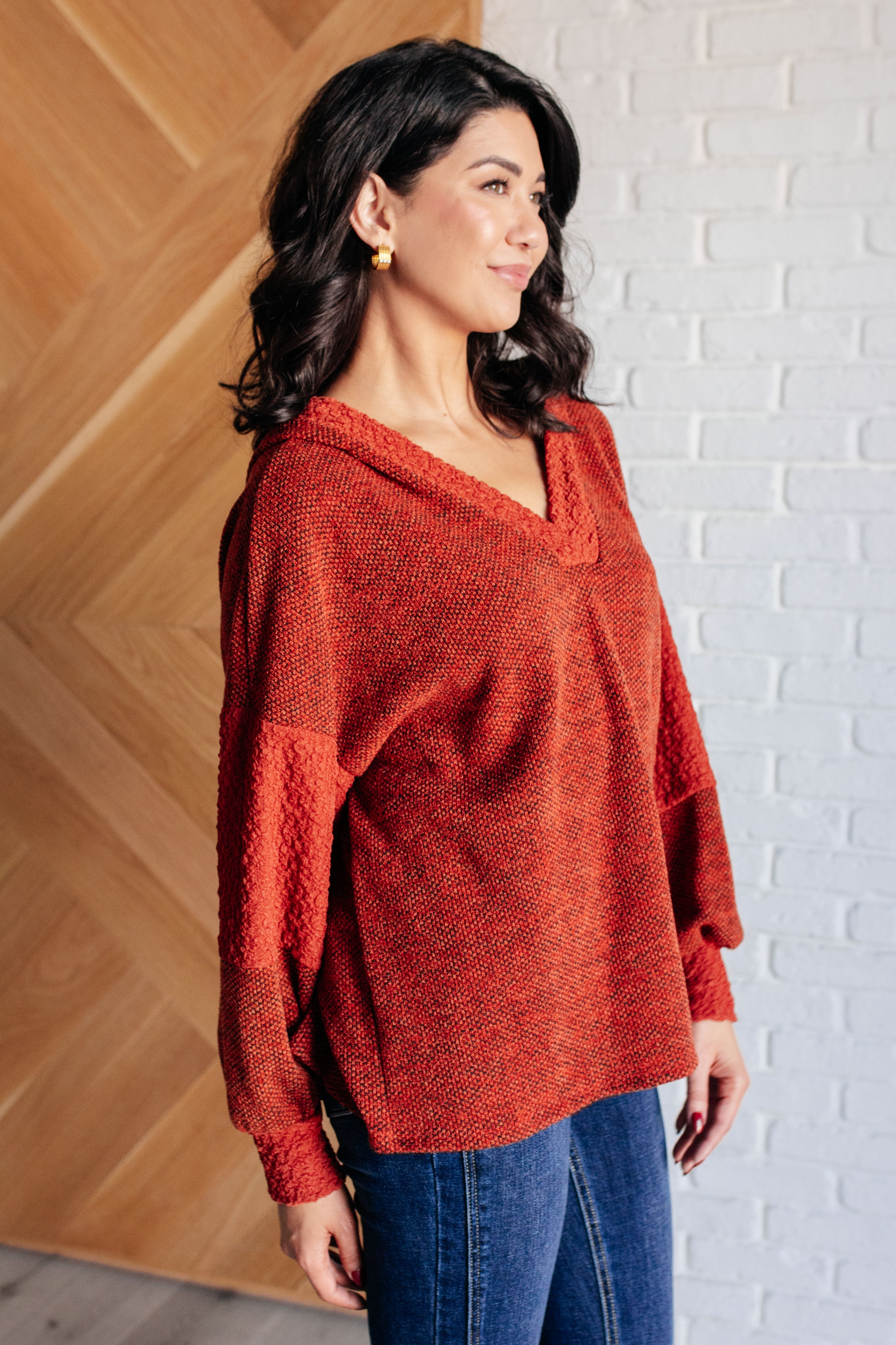 Haptics Planning Ahead Color Block Hoodie Tops