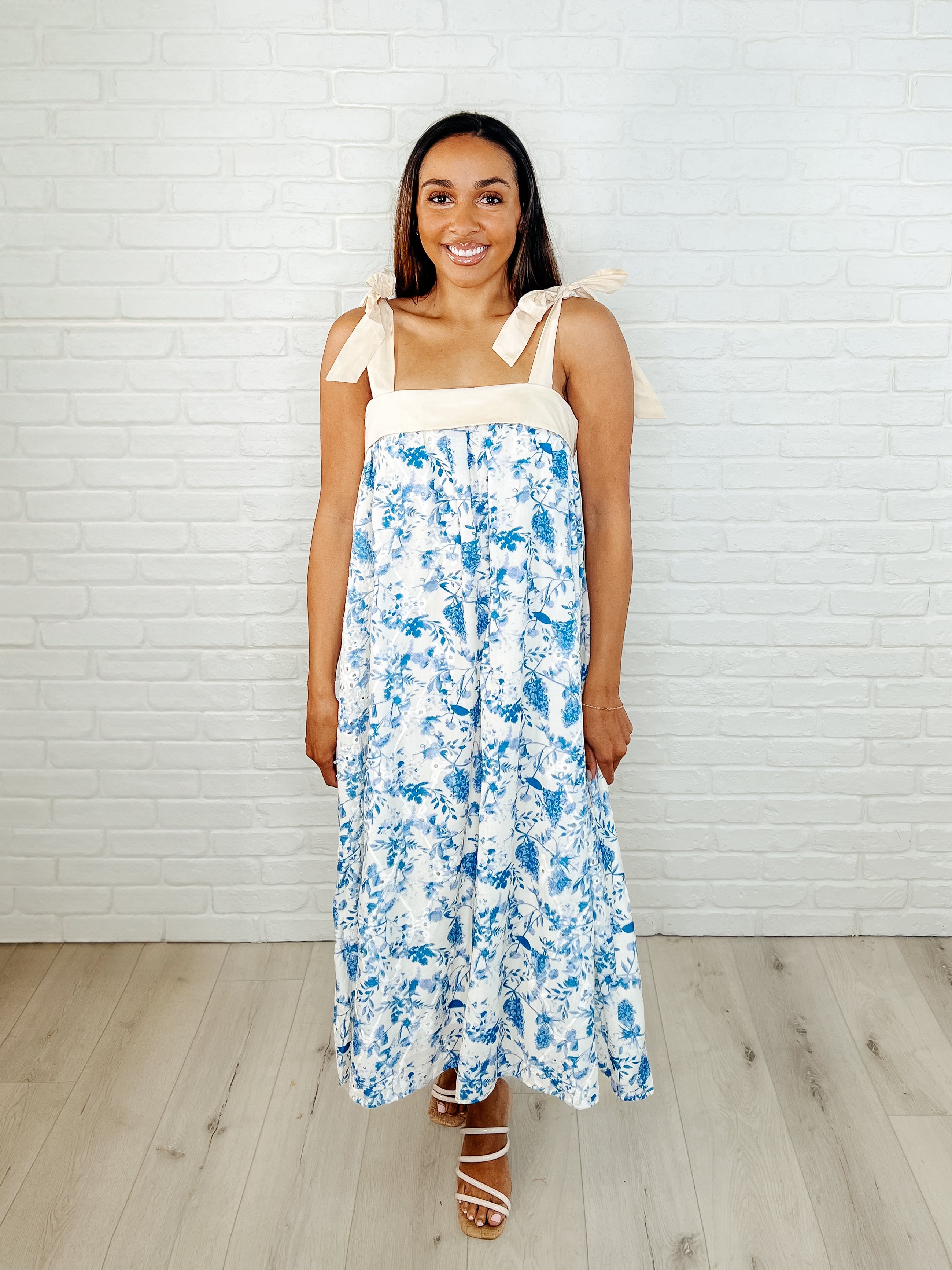 GeeGee Prepare the Yacht Square Neck Dress Large Womens