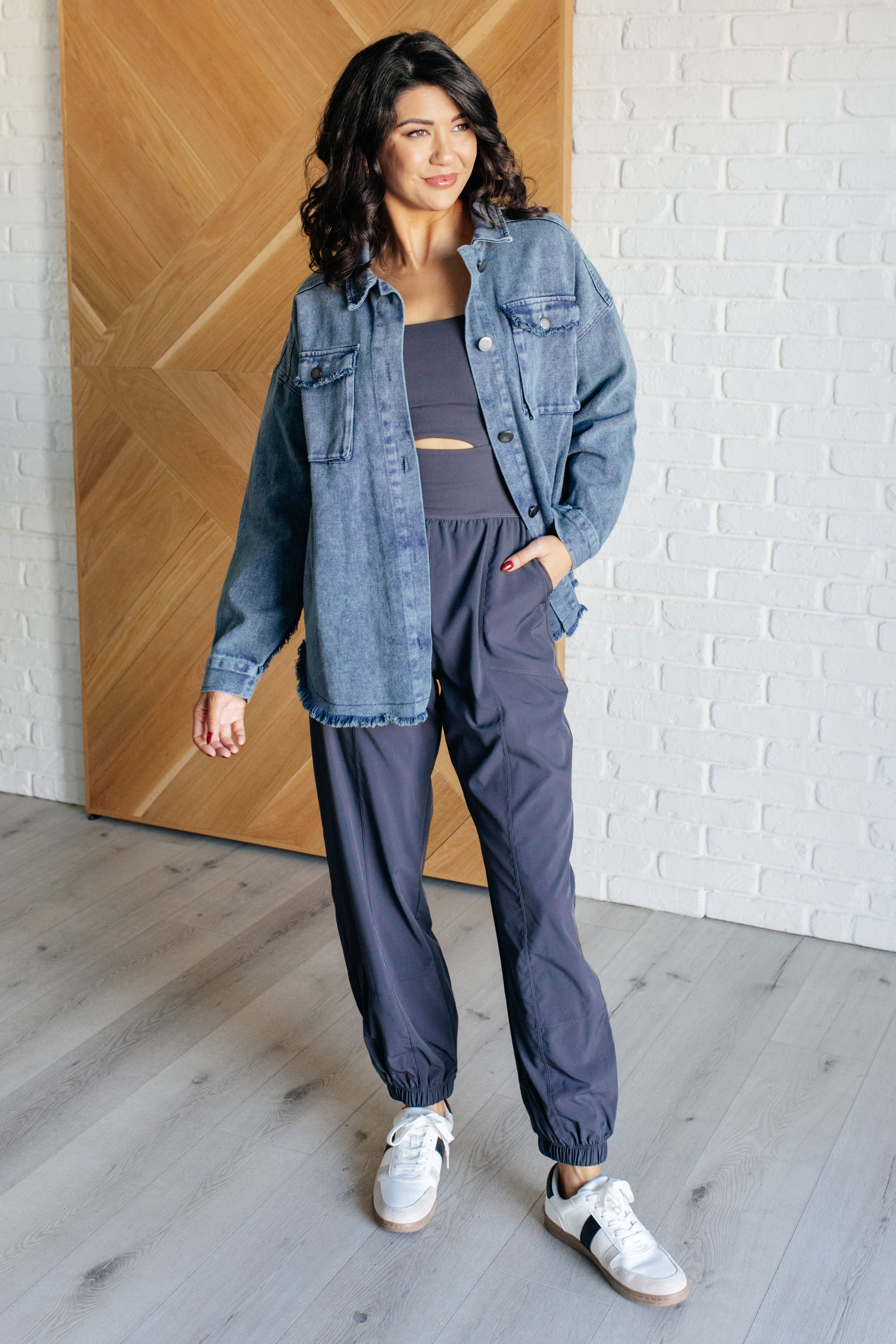 Heyson Just In Case Mineral Wash Shacket Layers