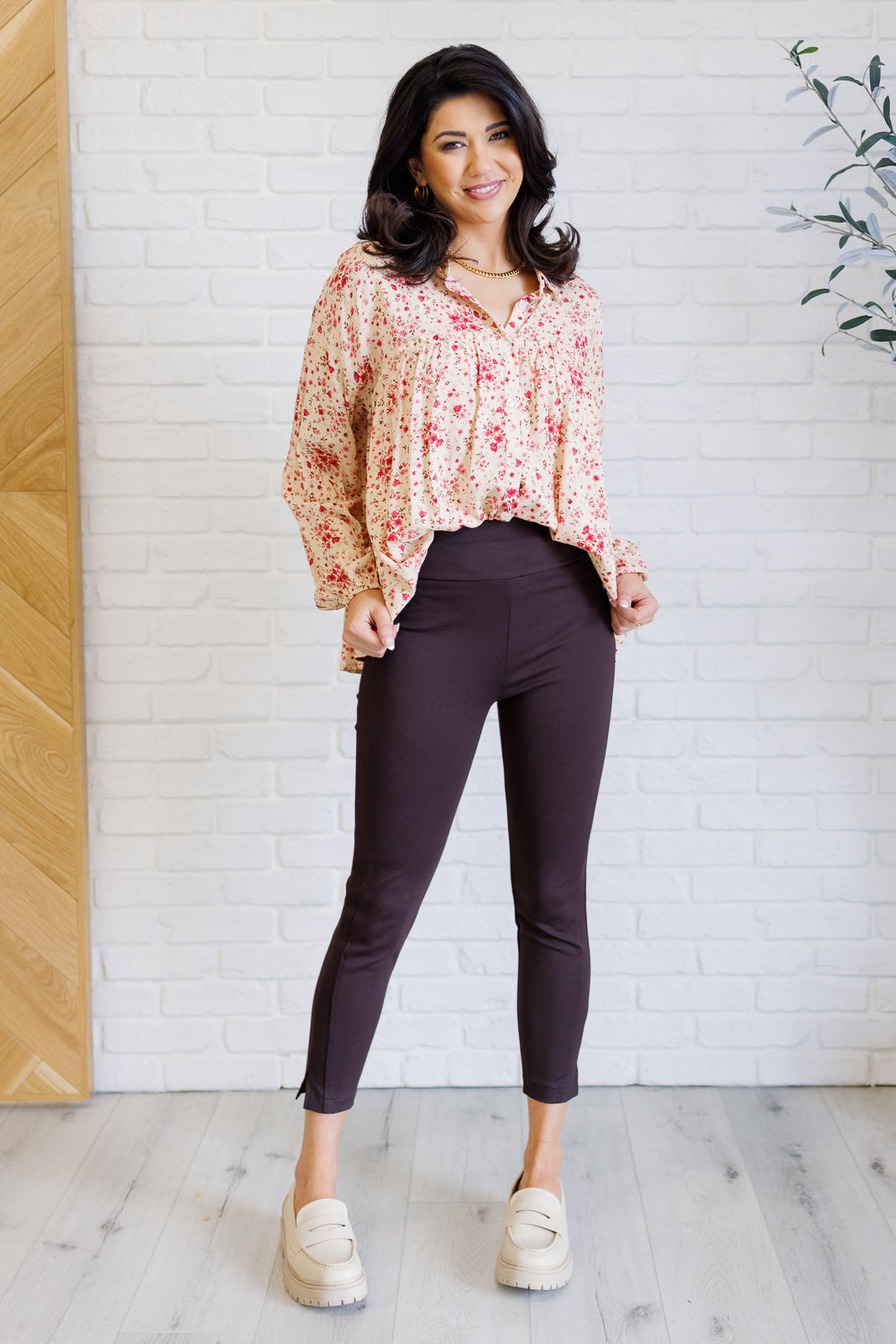 Andree by Unit Reap What You Sow Button Down Blouses