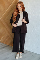Dear Scarlett Magic 3/4 Blazer in Chocolate Coats & Jackets