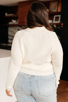 One Eleven North Requisite Request Surplice Crop Beige Sweater Tops