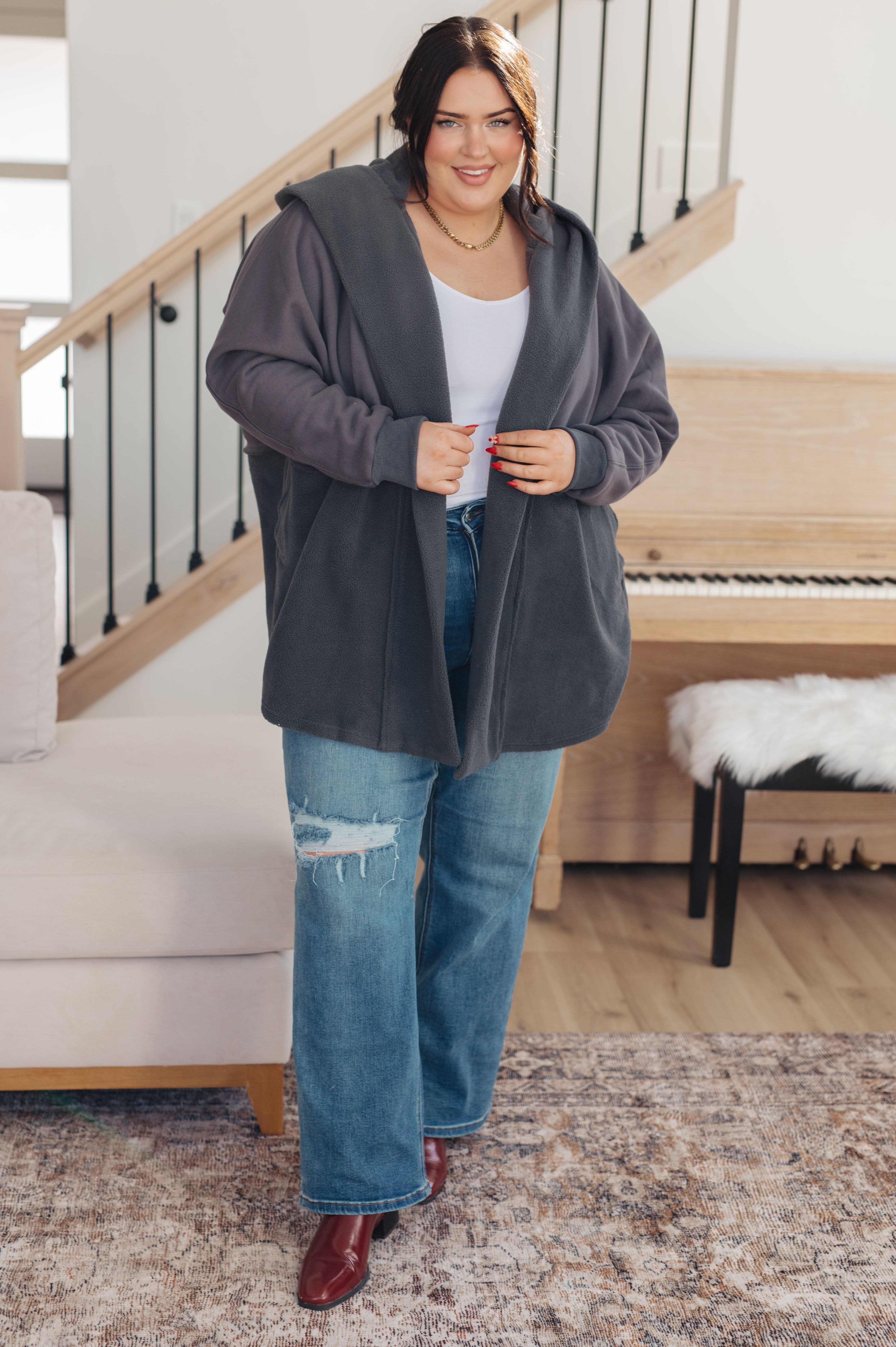 Davi & Dani Room For Two Hooded Sweatshirt Layers