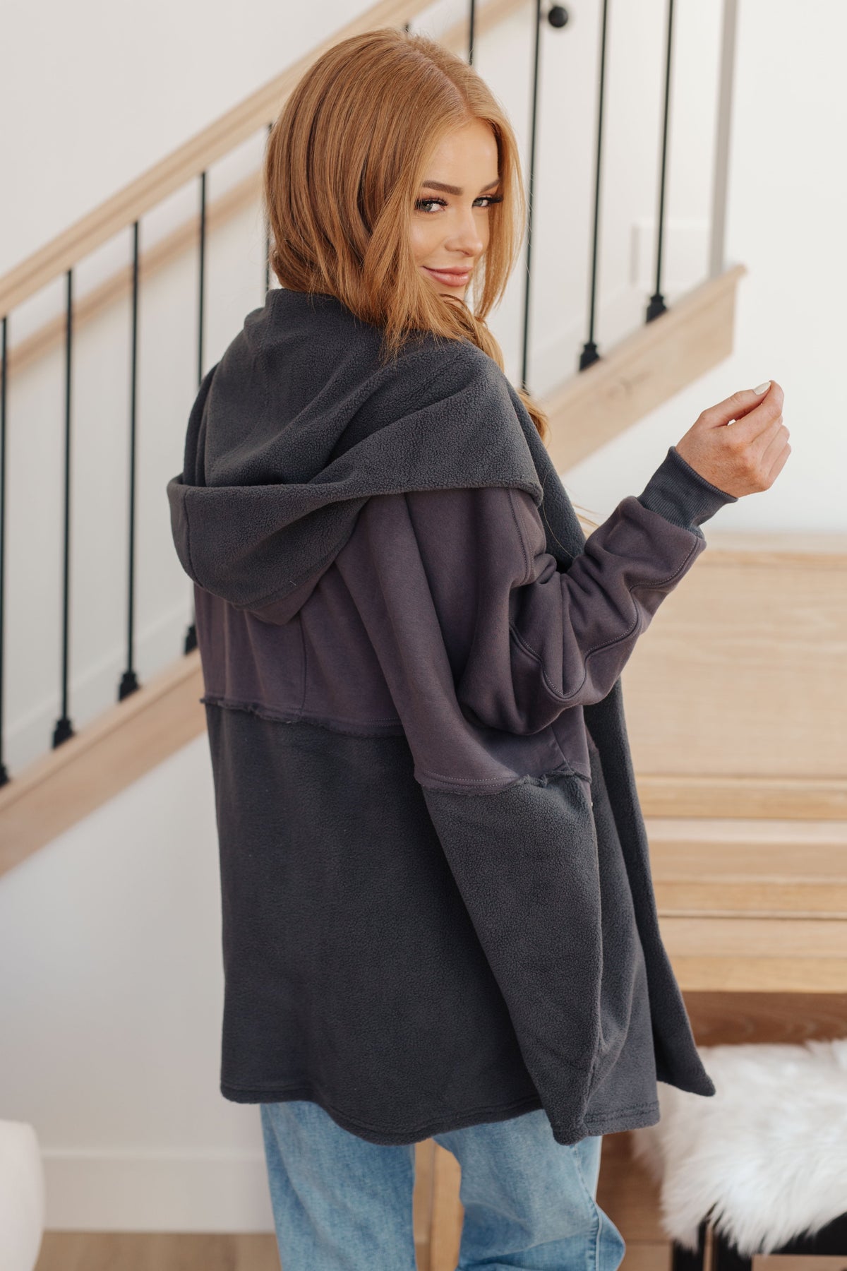 Dani & Davi has Room For Two Hooded Sweatshirt Layers