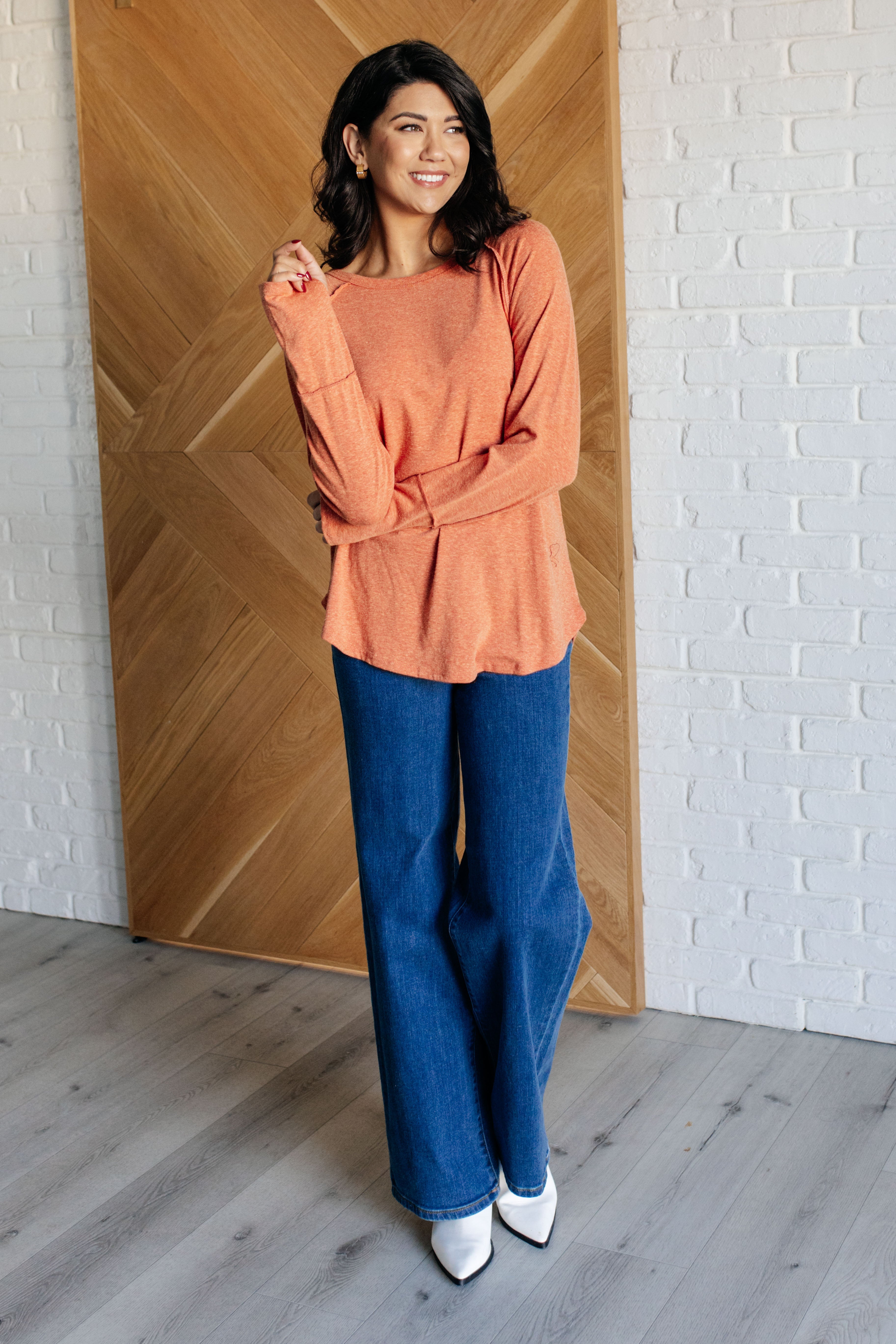 Heimish Rustic Charm Long Sleeve Top Tops