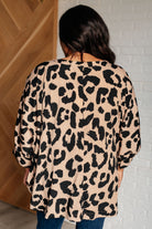 Jodifl She's Got Eyes of Gold Batwing Leopard Print Blouse Shirts & Tops